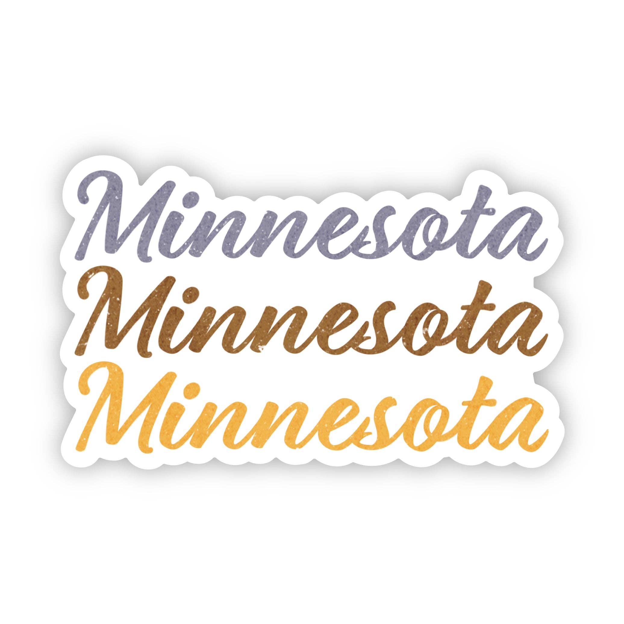 Minnesota Text Sticker