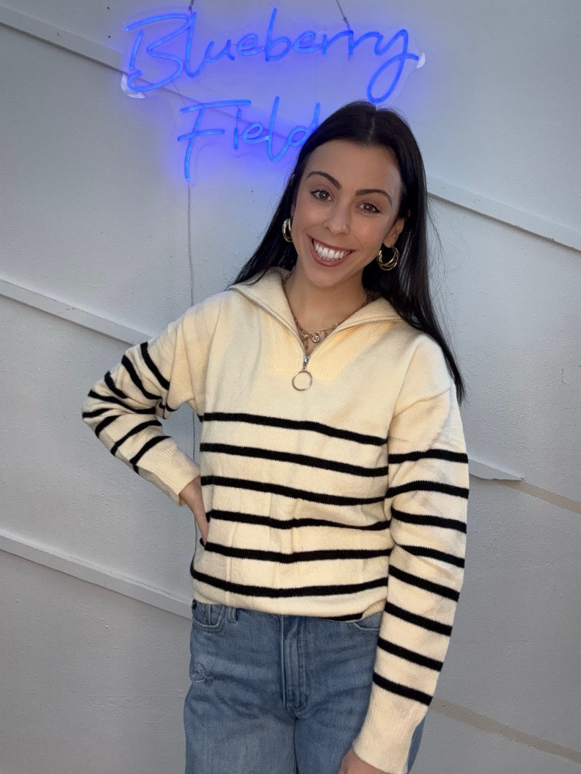 The Uptown Stripe Sweater