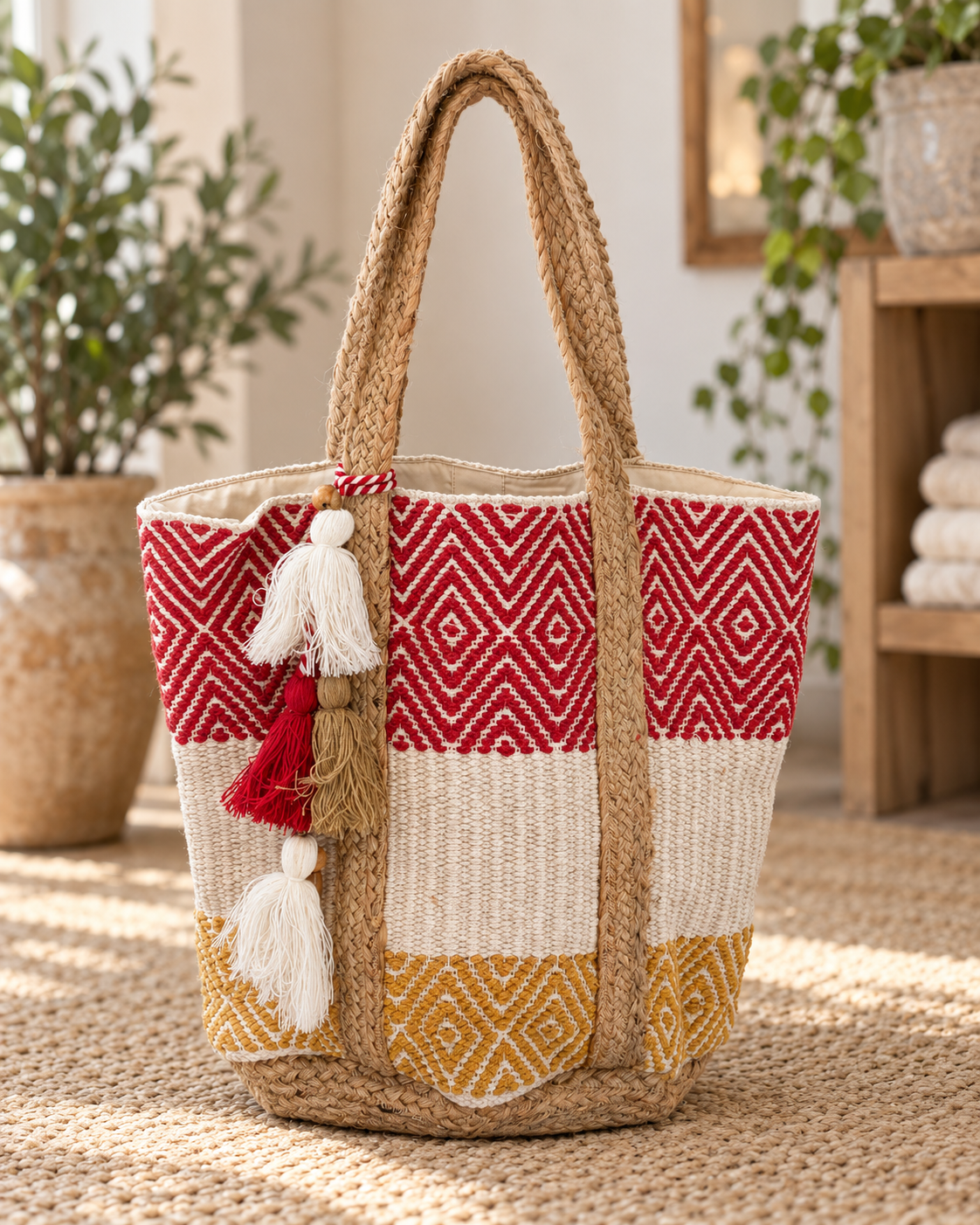 The Lex Woven Tote