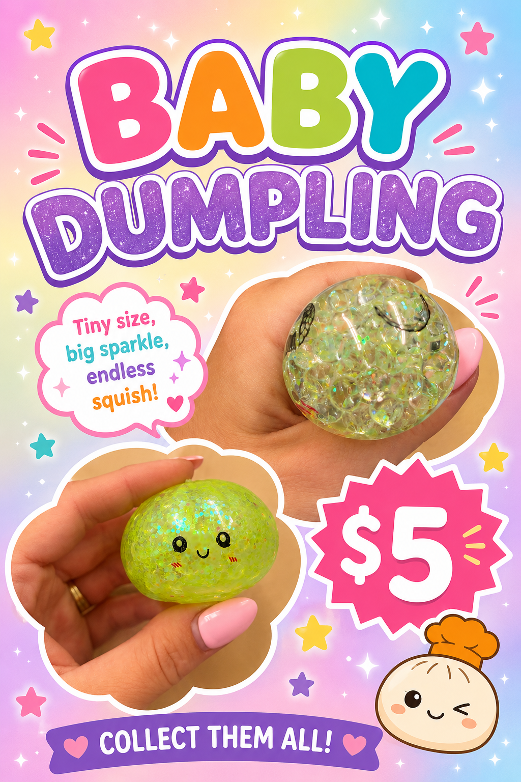 Mystery Color Baby Dumpling Squish