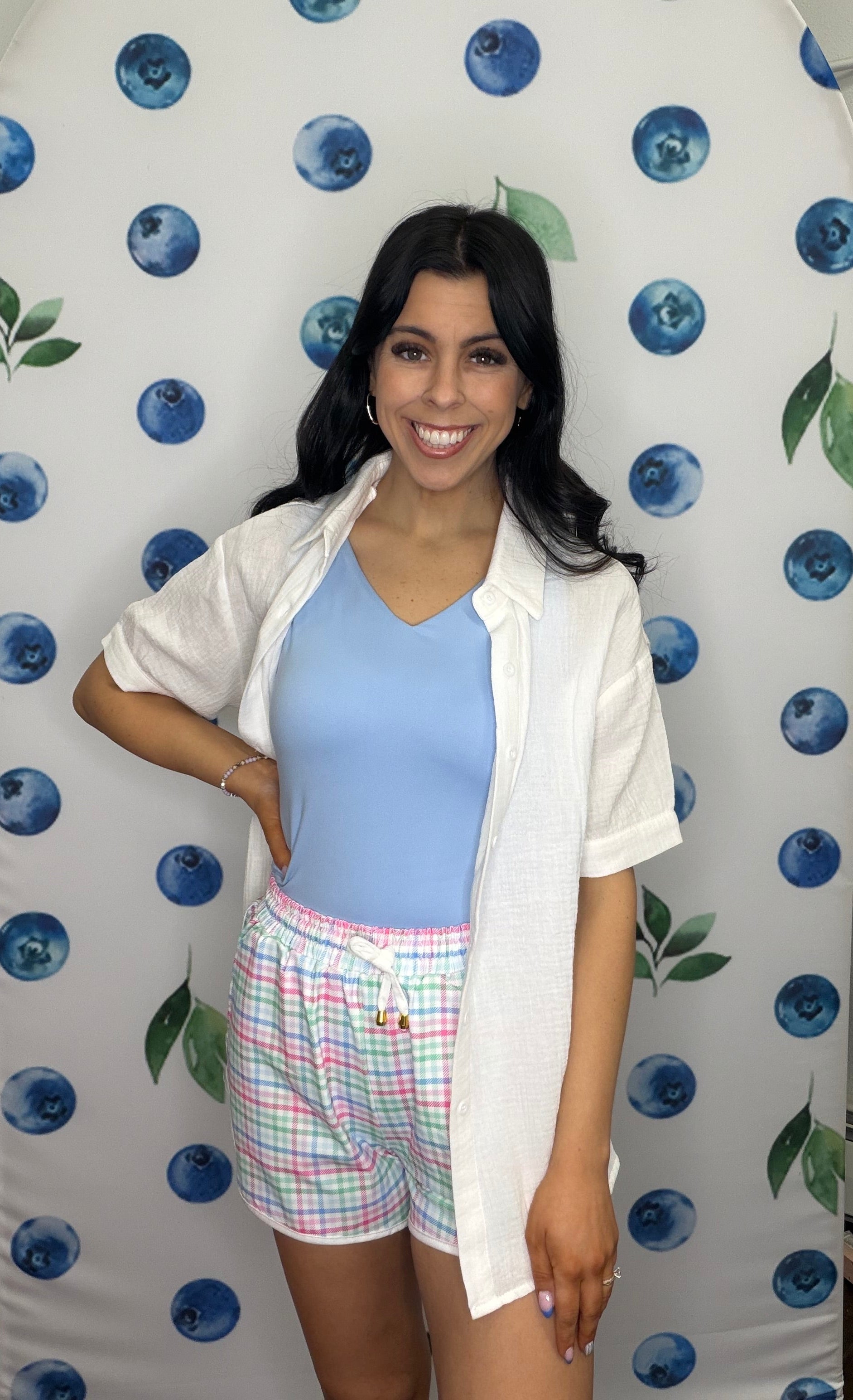 Pastel Plaid Everyday Shorts