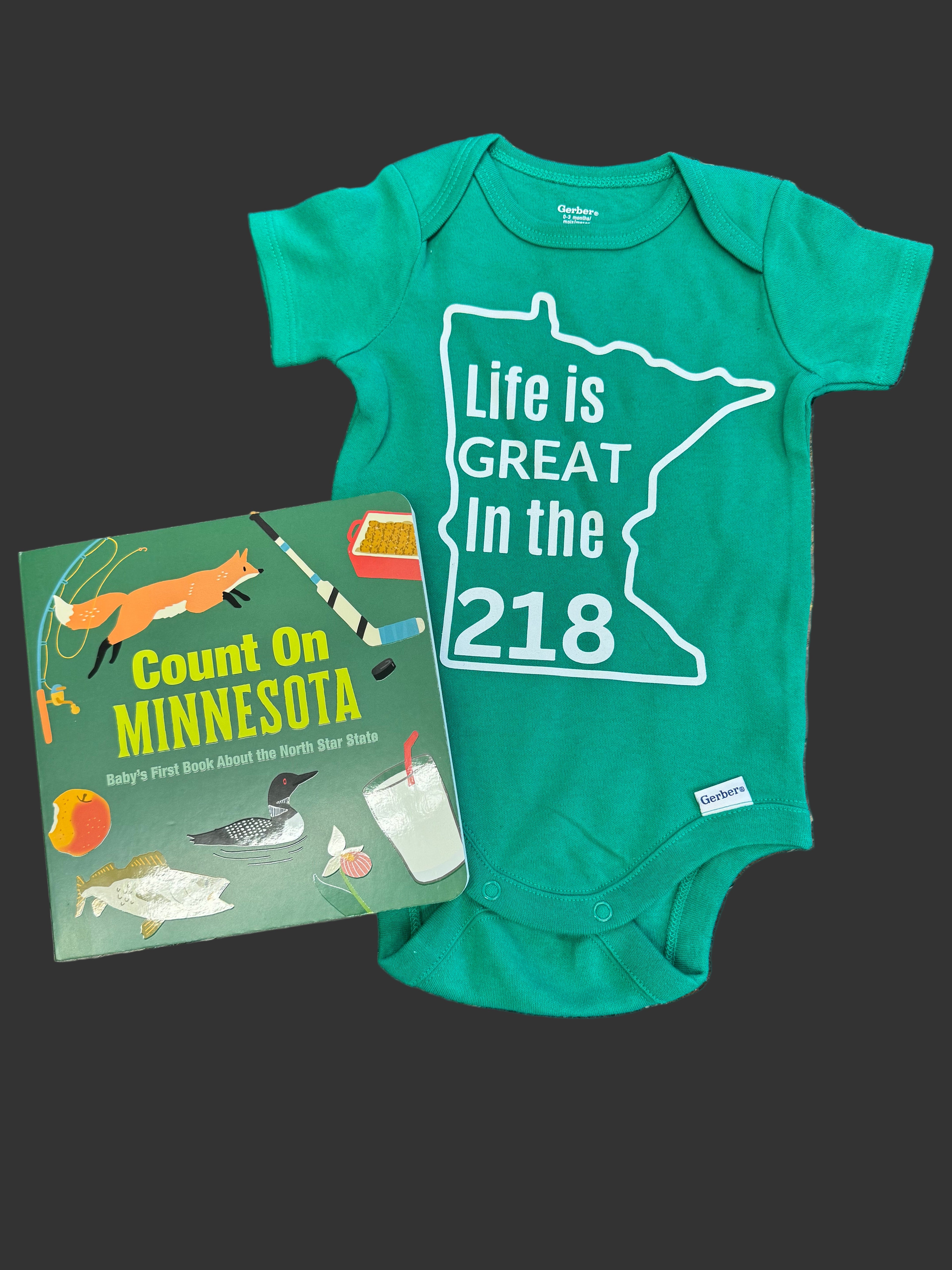 Life is Great Green Onesie