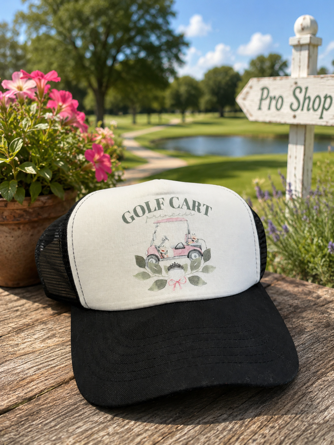 Golf Cart Princess Snapback