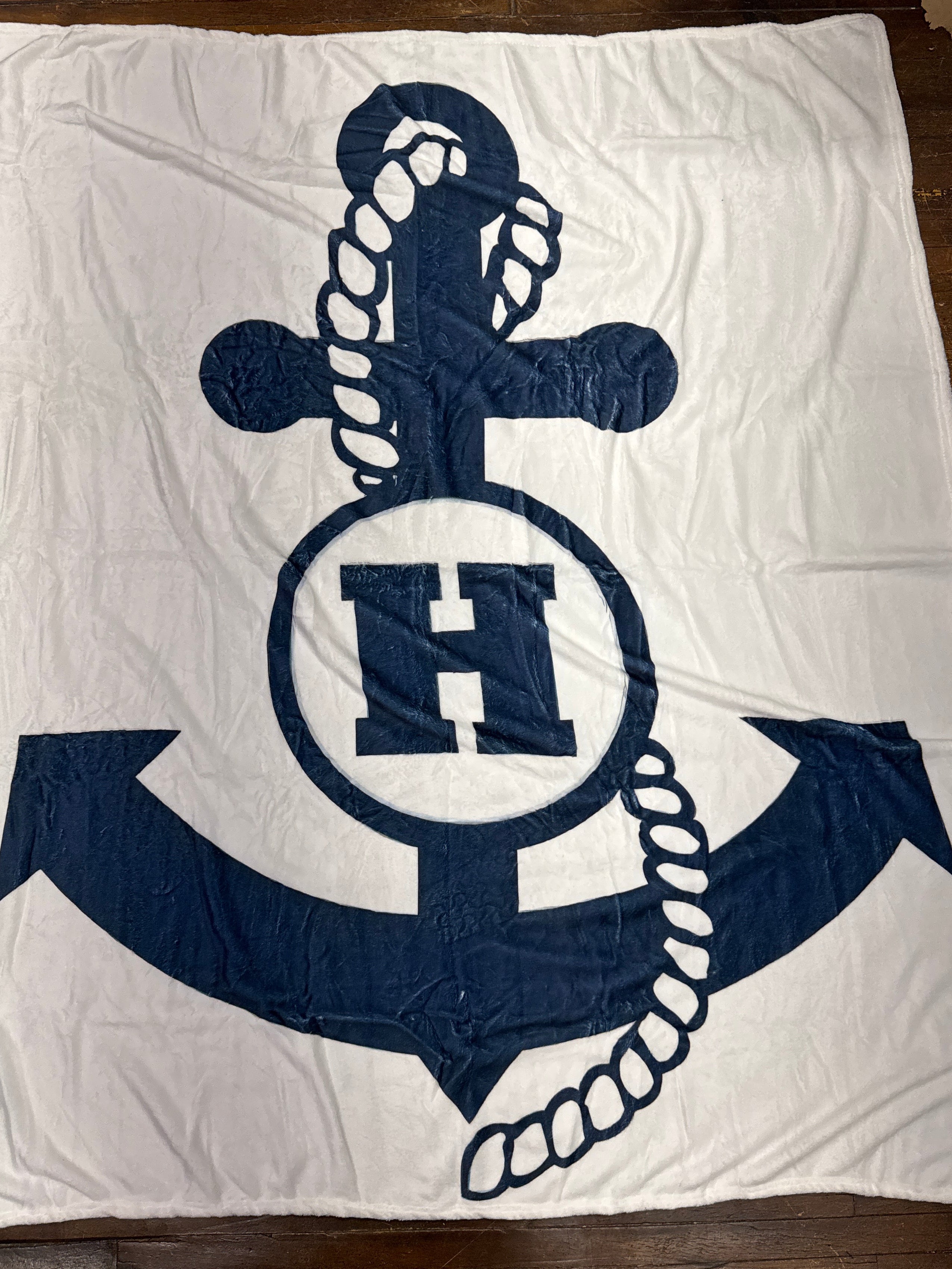 Hibbing Bluejackets Blanket