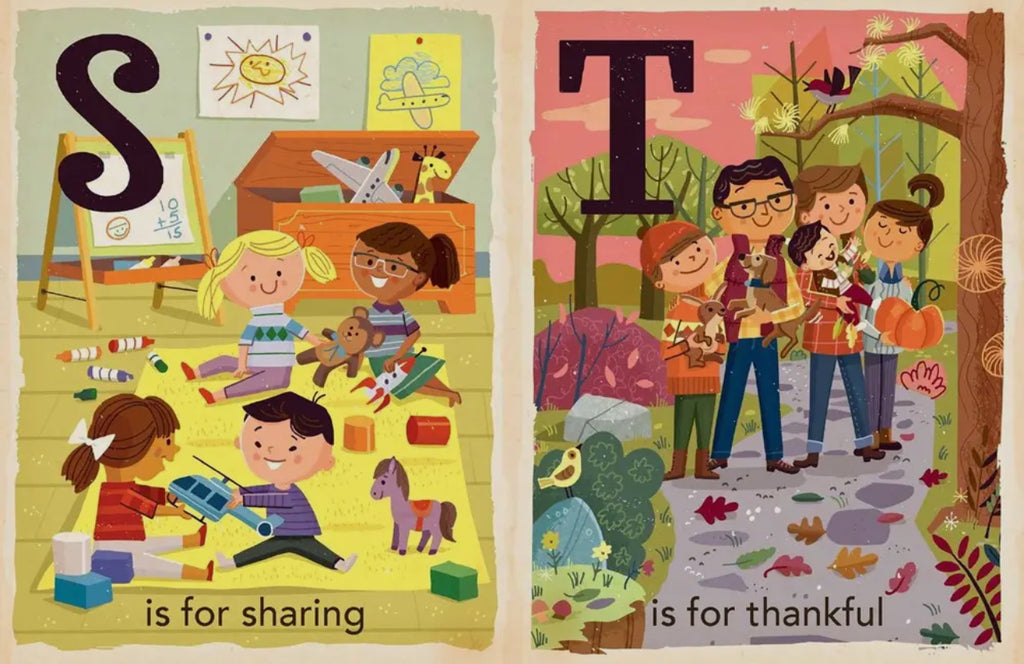 T Is For Thankful: Thanksgiving
Alphabet Board Book