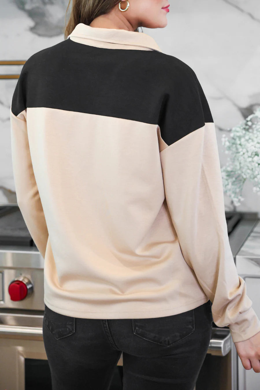 Carson Color Block Pullover