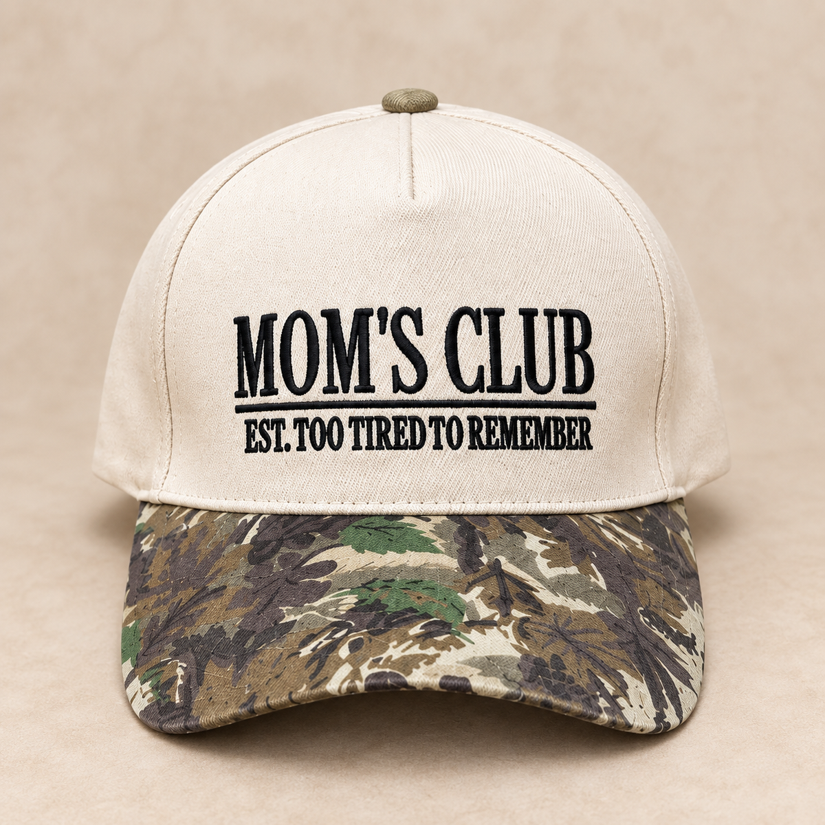 Moms Club Hat - Camo Brim