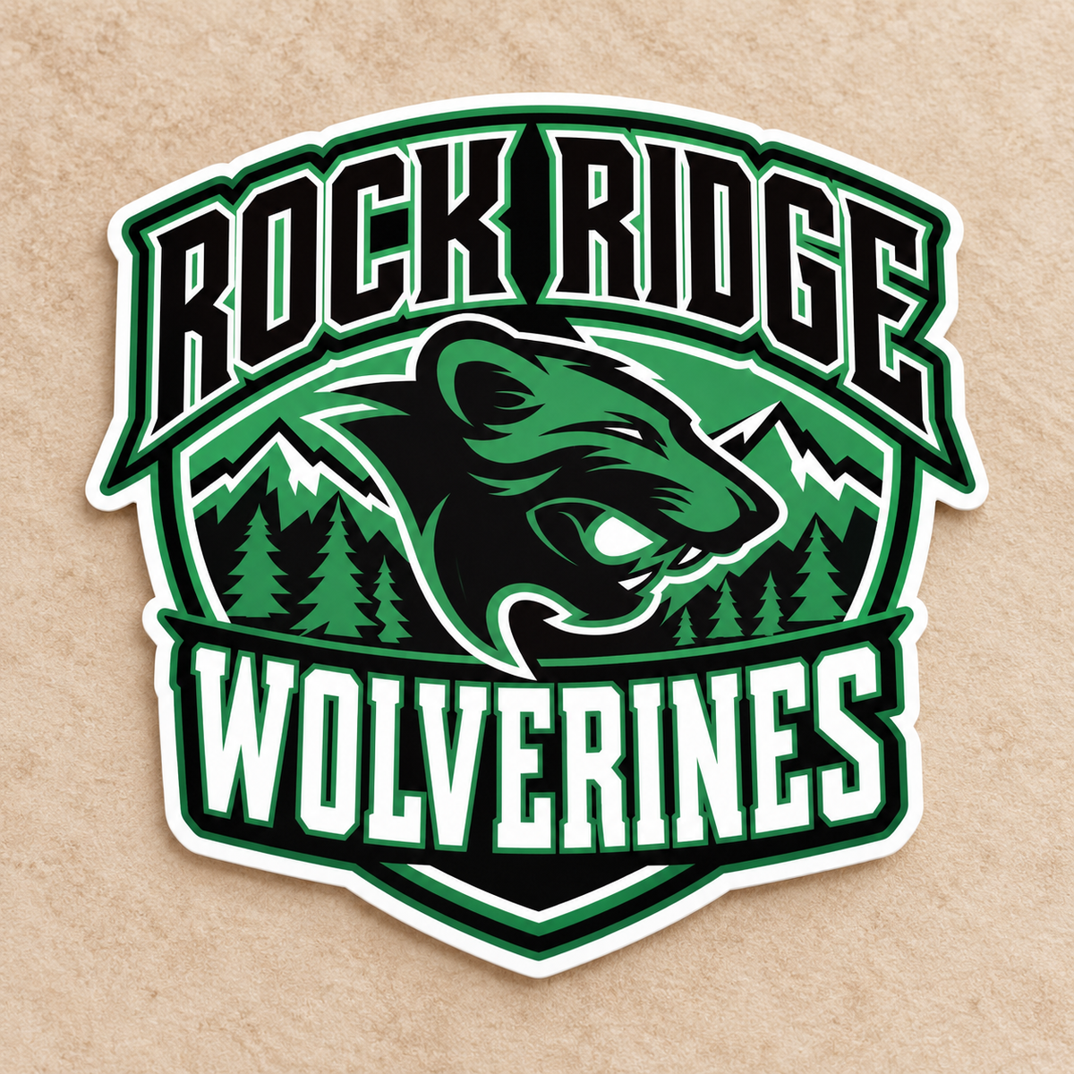 Rock Ridge Wolverines Magnet
