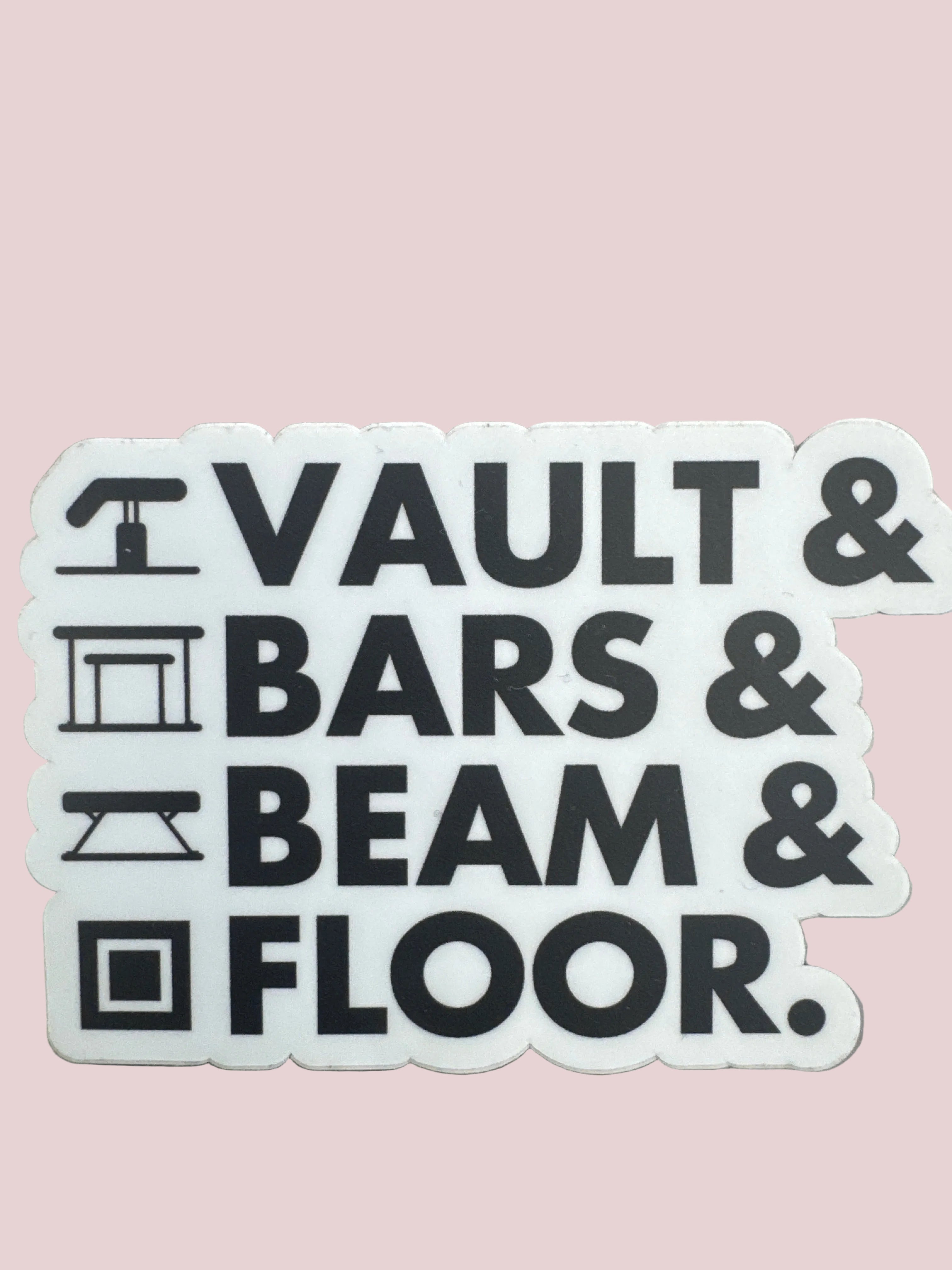 Vault & Bars & Beam & Floor Sticker
