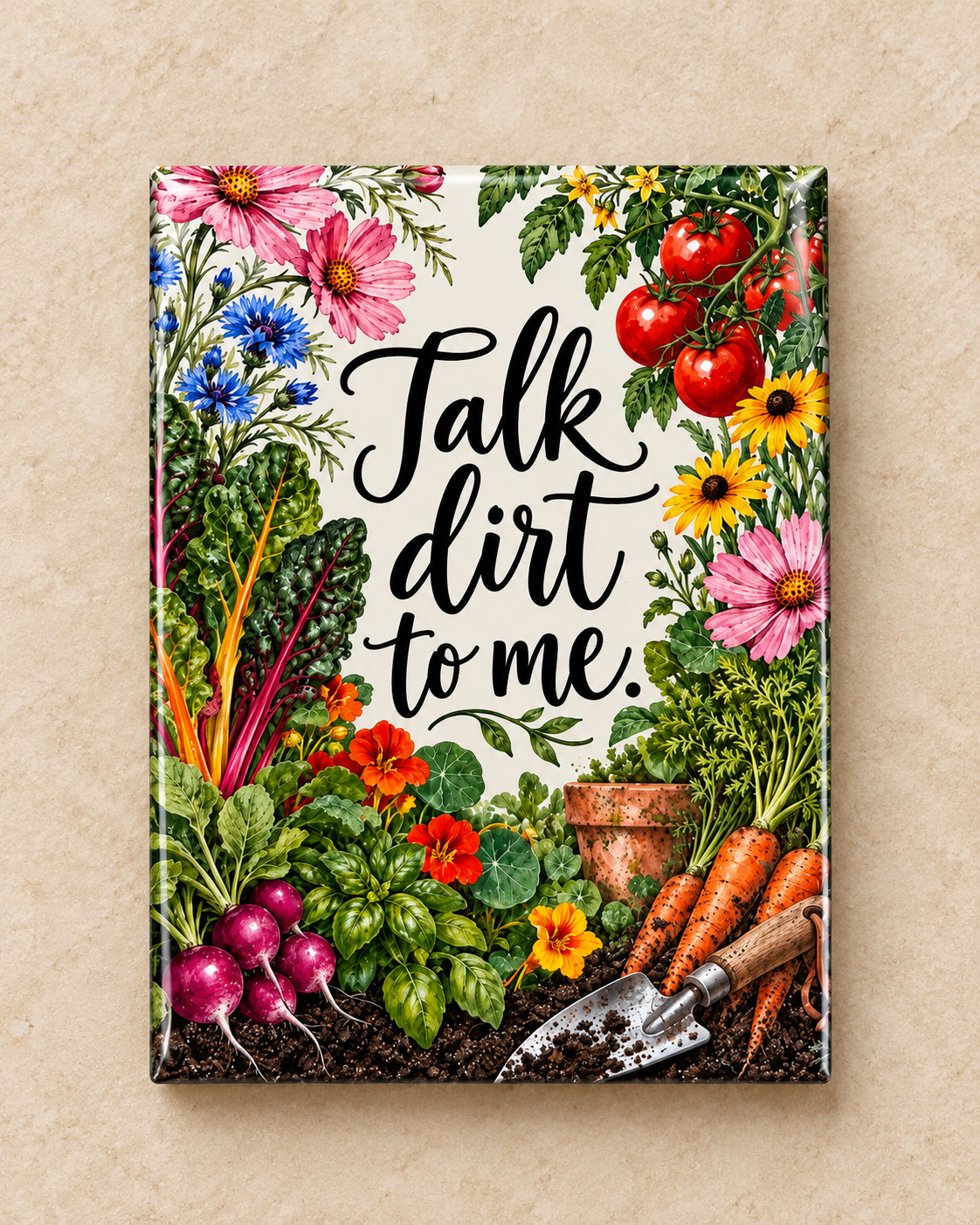 Talk Dirt To Me Magnet