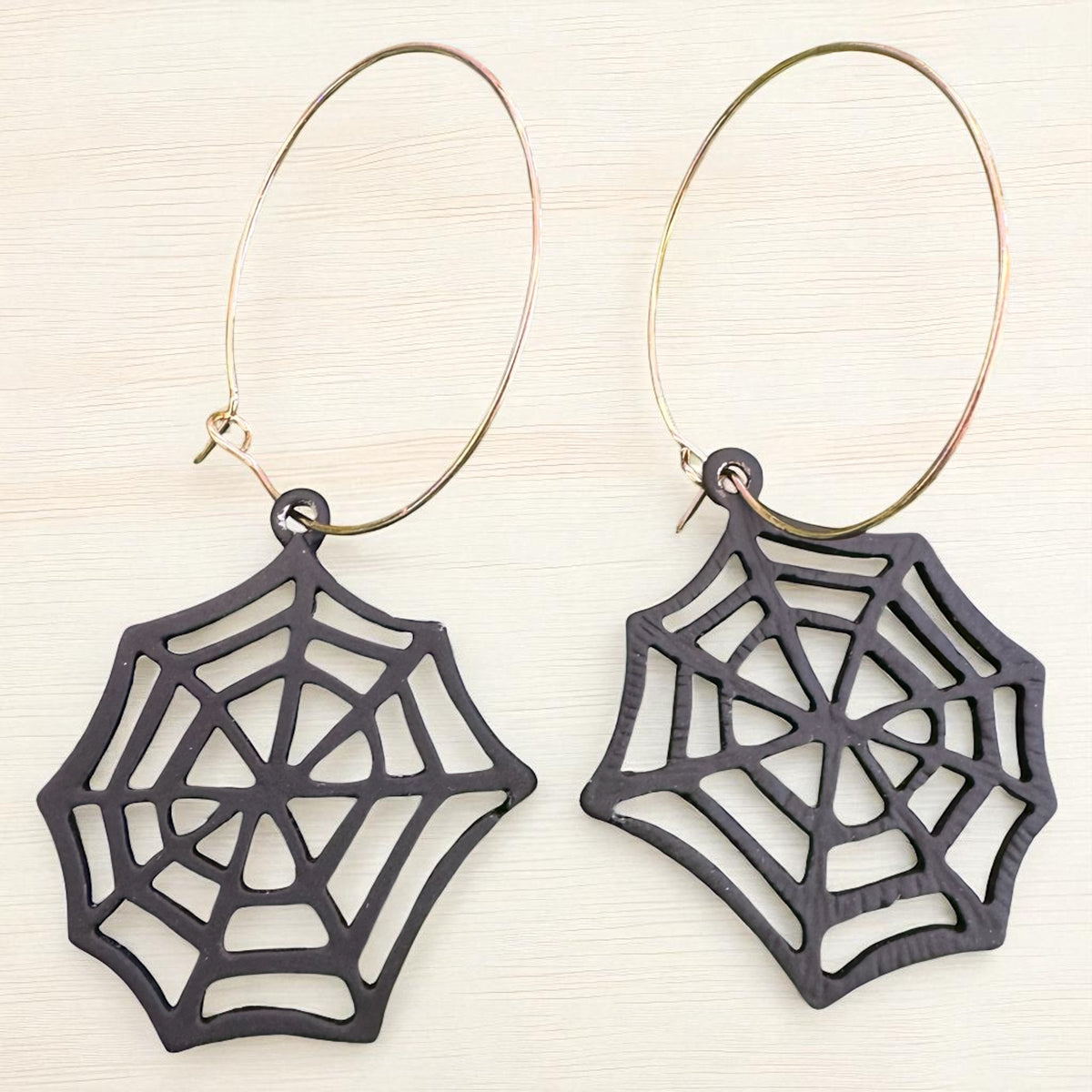 Floating Spiderweb Earrings