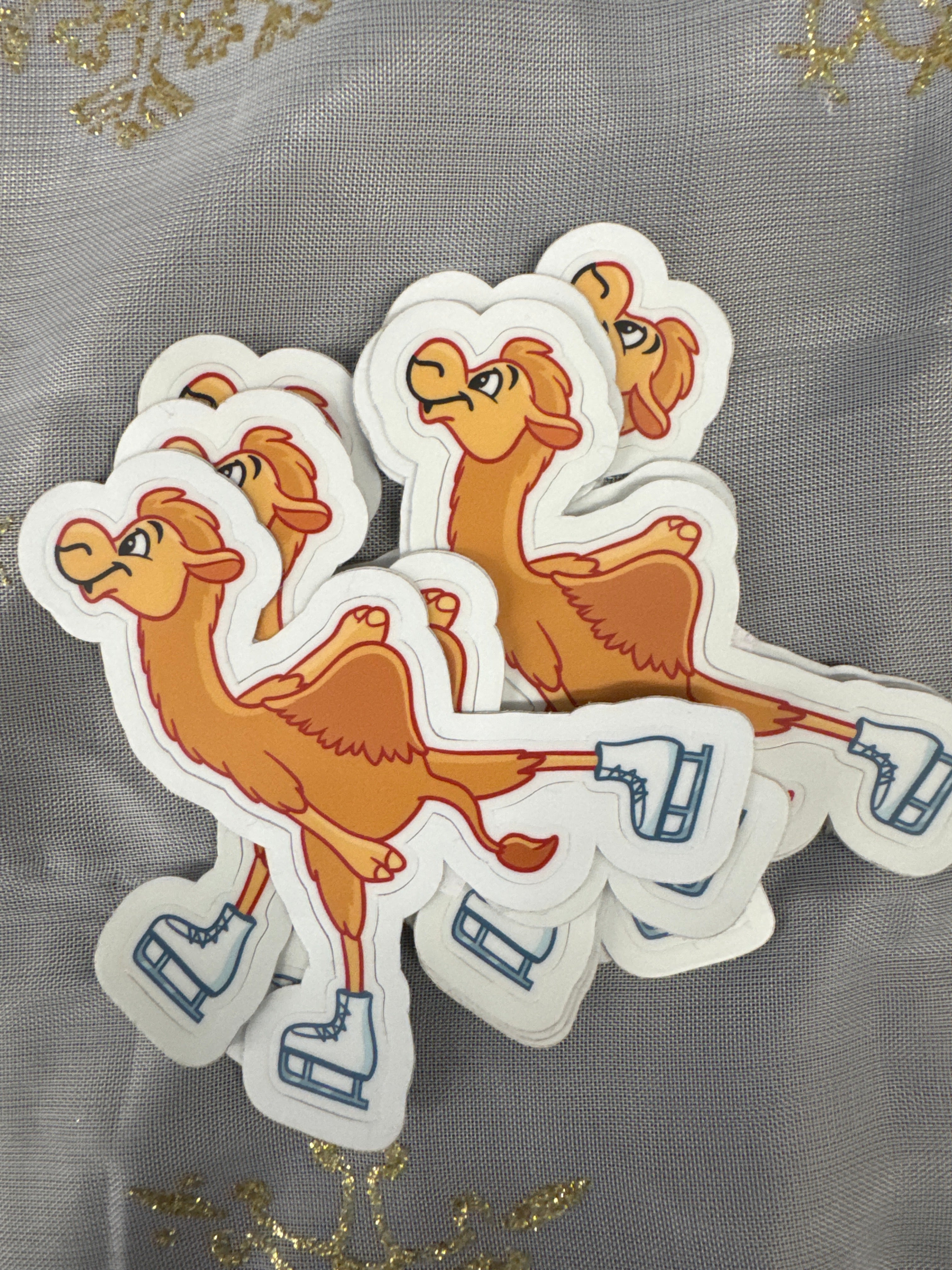 Camel Spin Sticker
