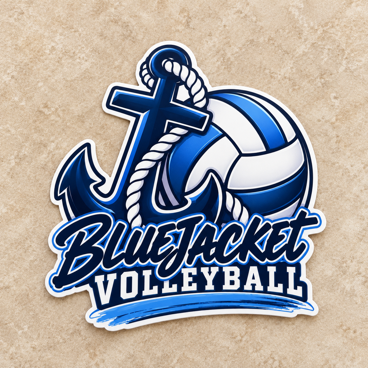 Hibbing Volleyball Magnet