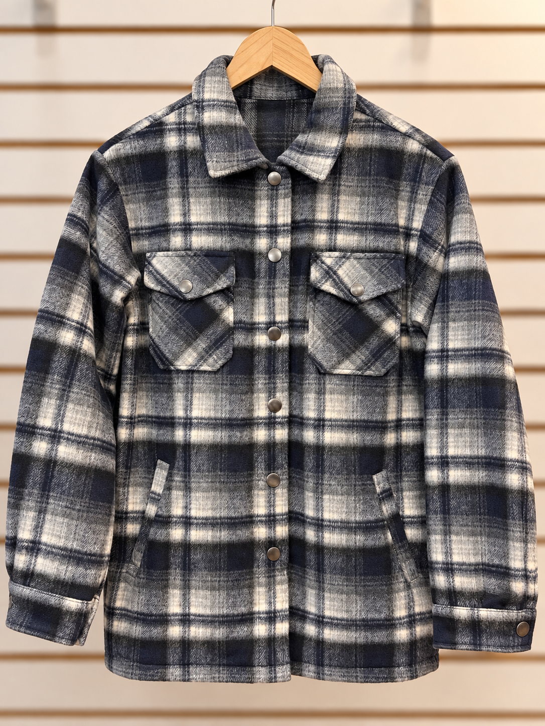 Northwoods Navy Shacket
