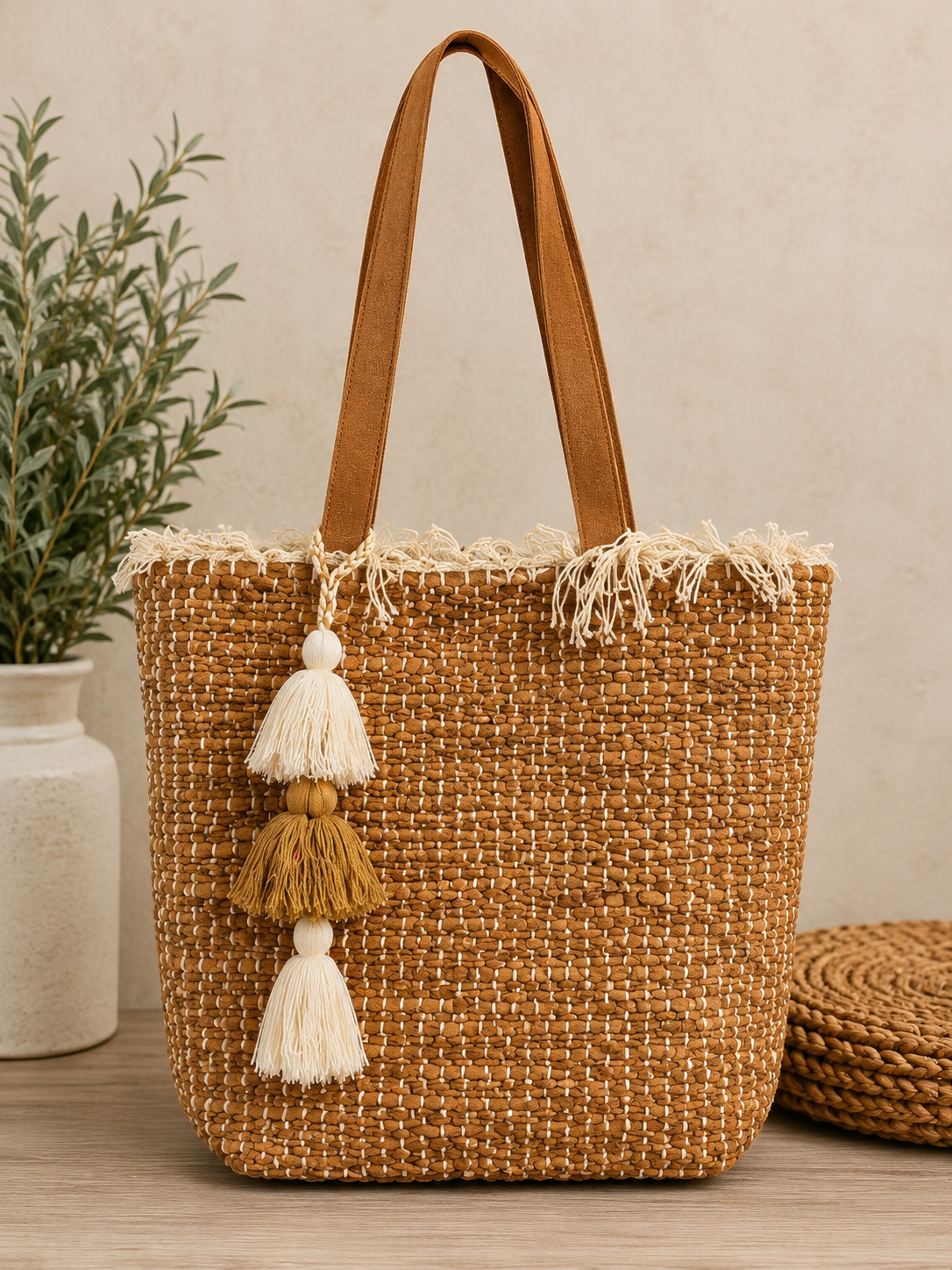 Maple Woven Tote