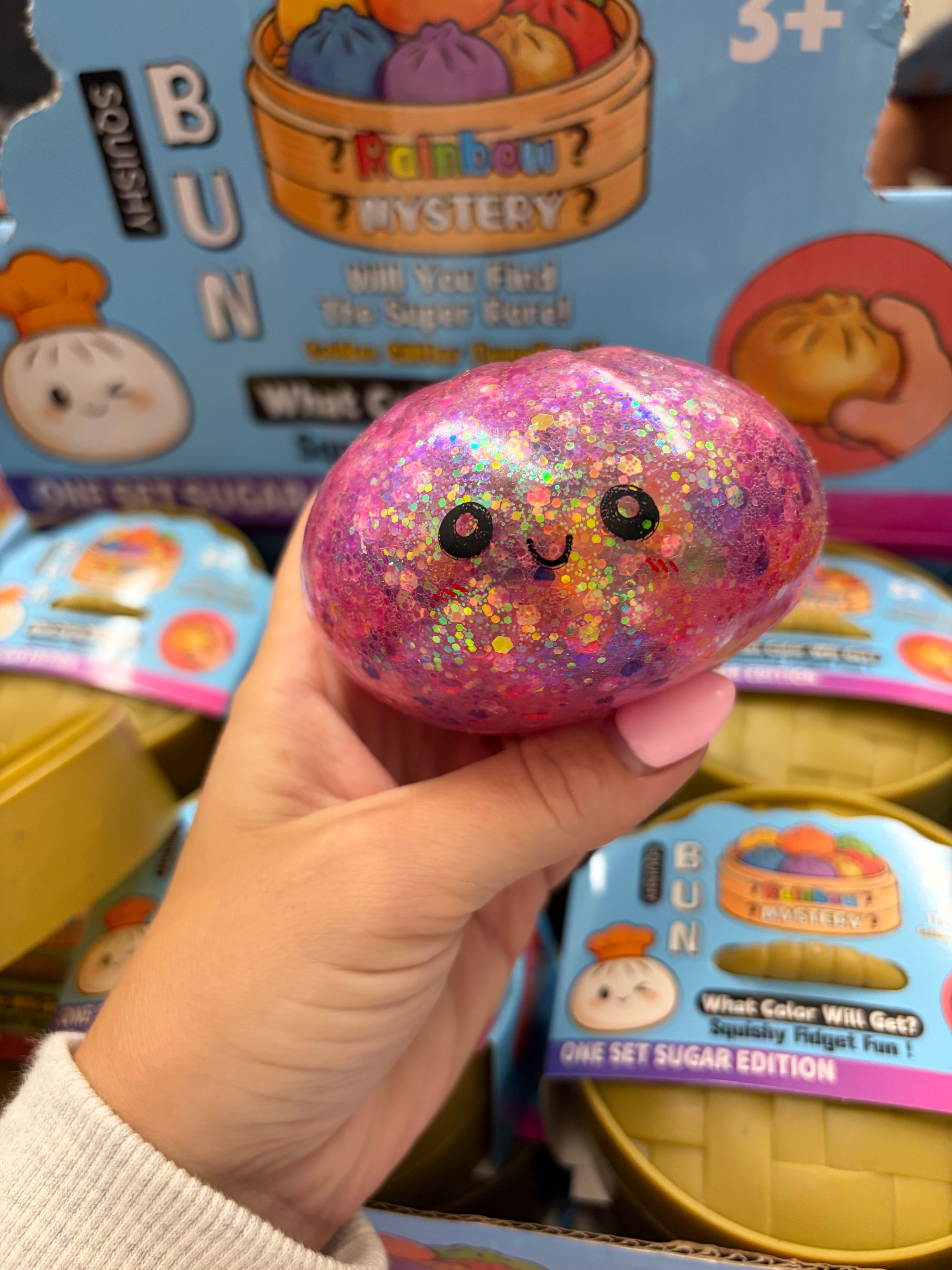 Dumpling w/Rainbow Orbs Squishy
