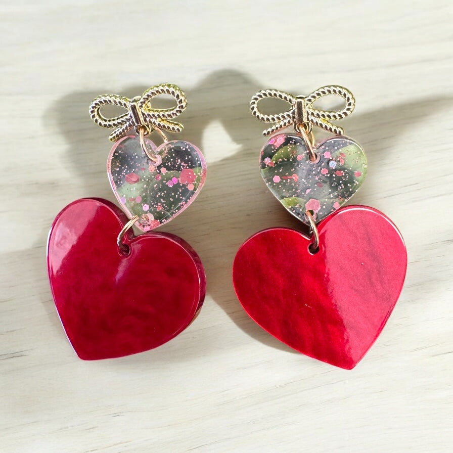 Stacking Hearts Earrings