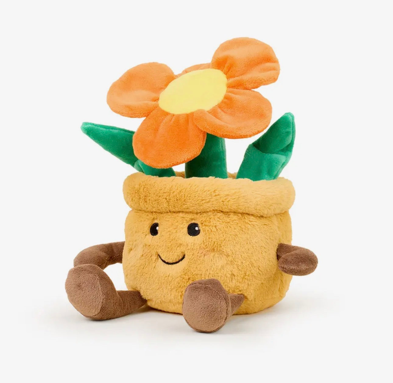 Warmies Orange Flower with Pot