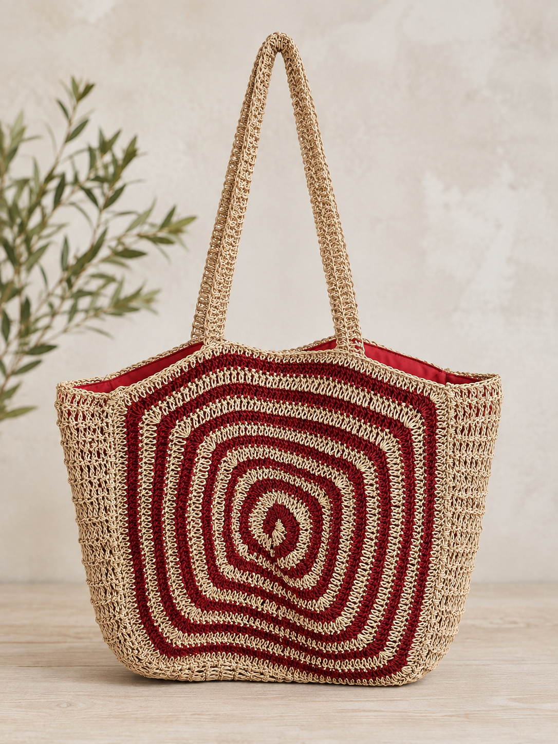 Wine Country Woven Tote