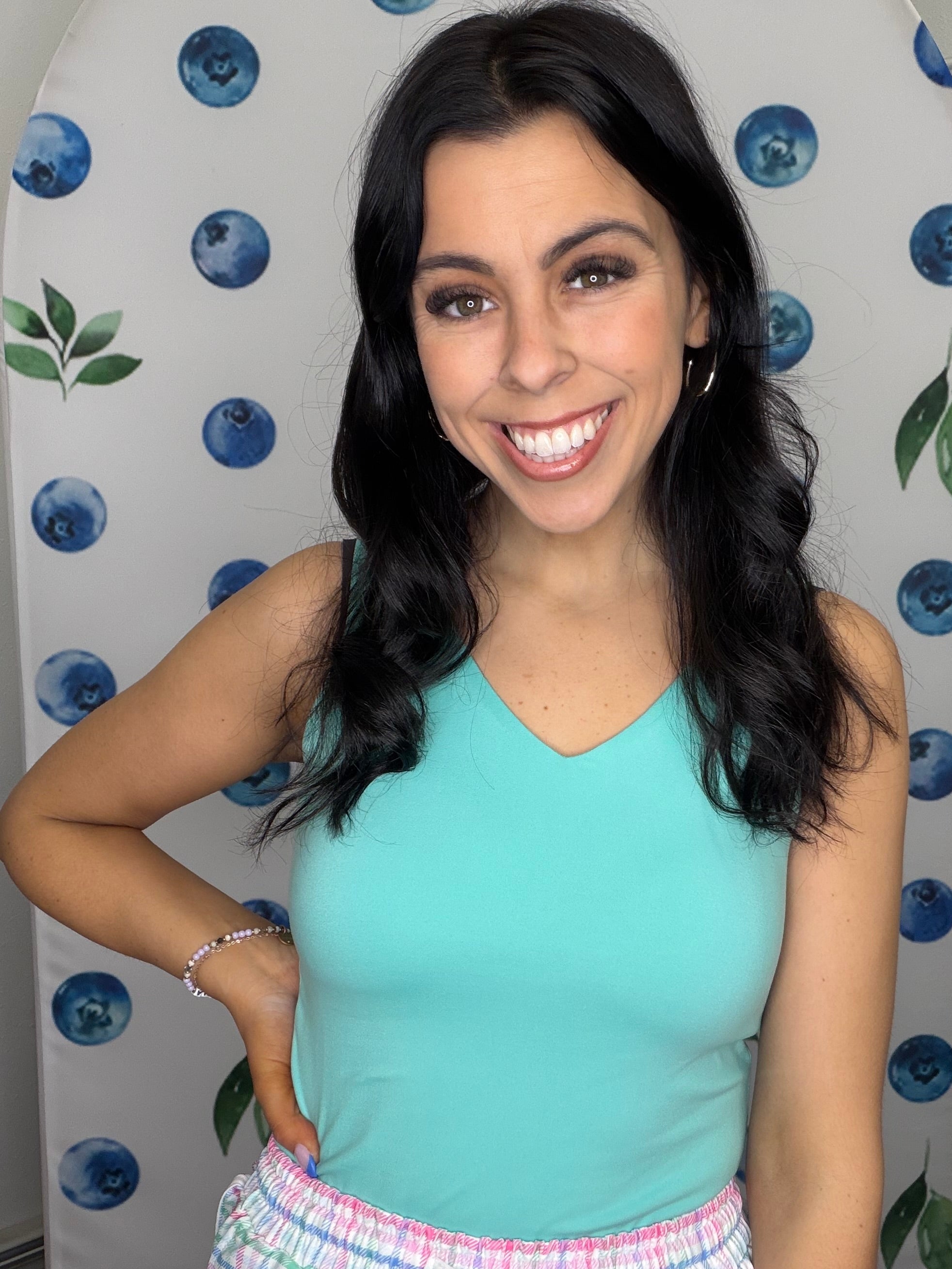 Haven V-Neck Bodysuit- Spearmint