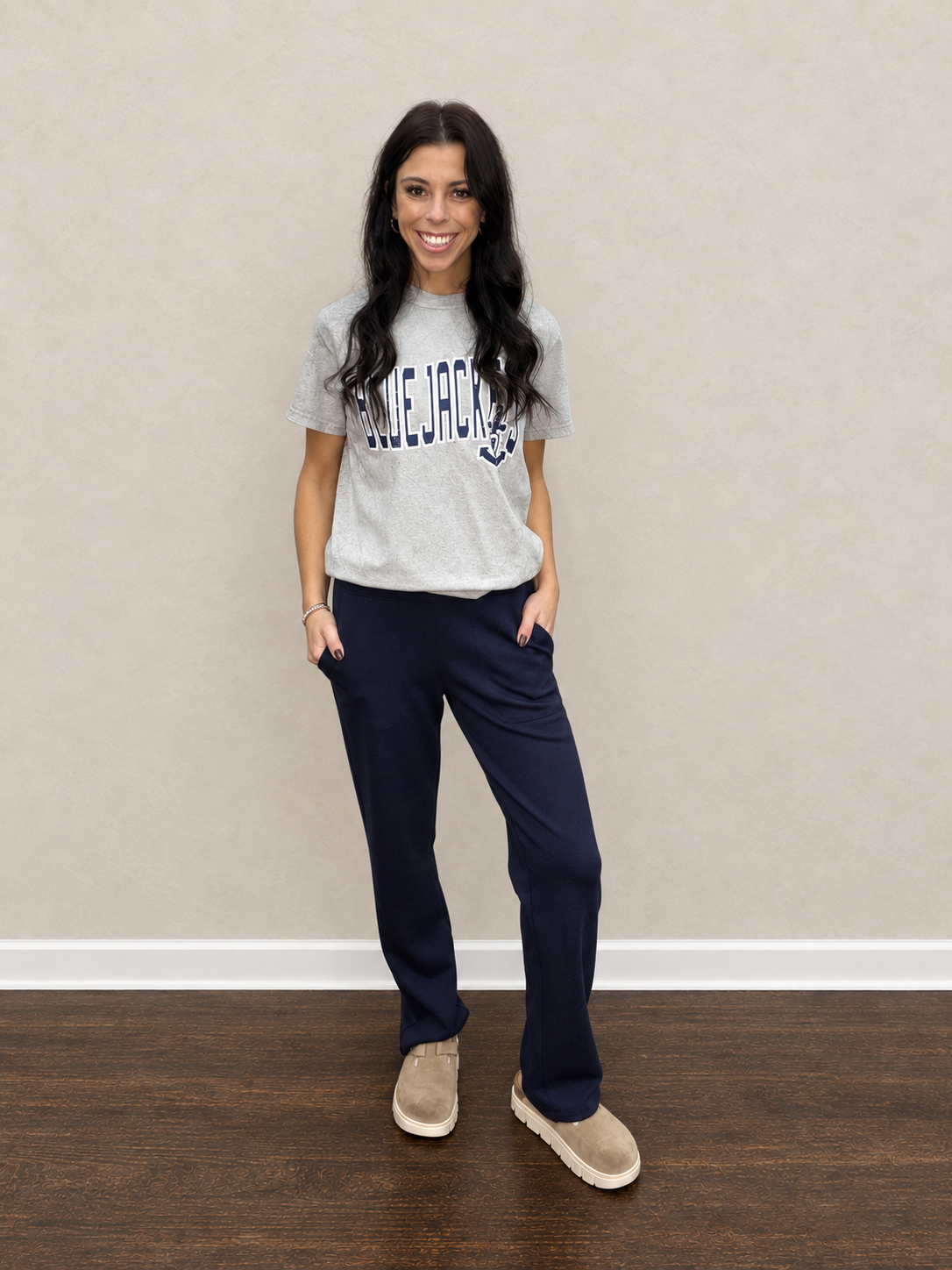 Navy Everyday Ankle Pants