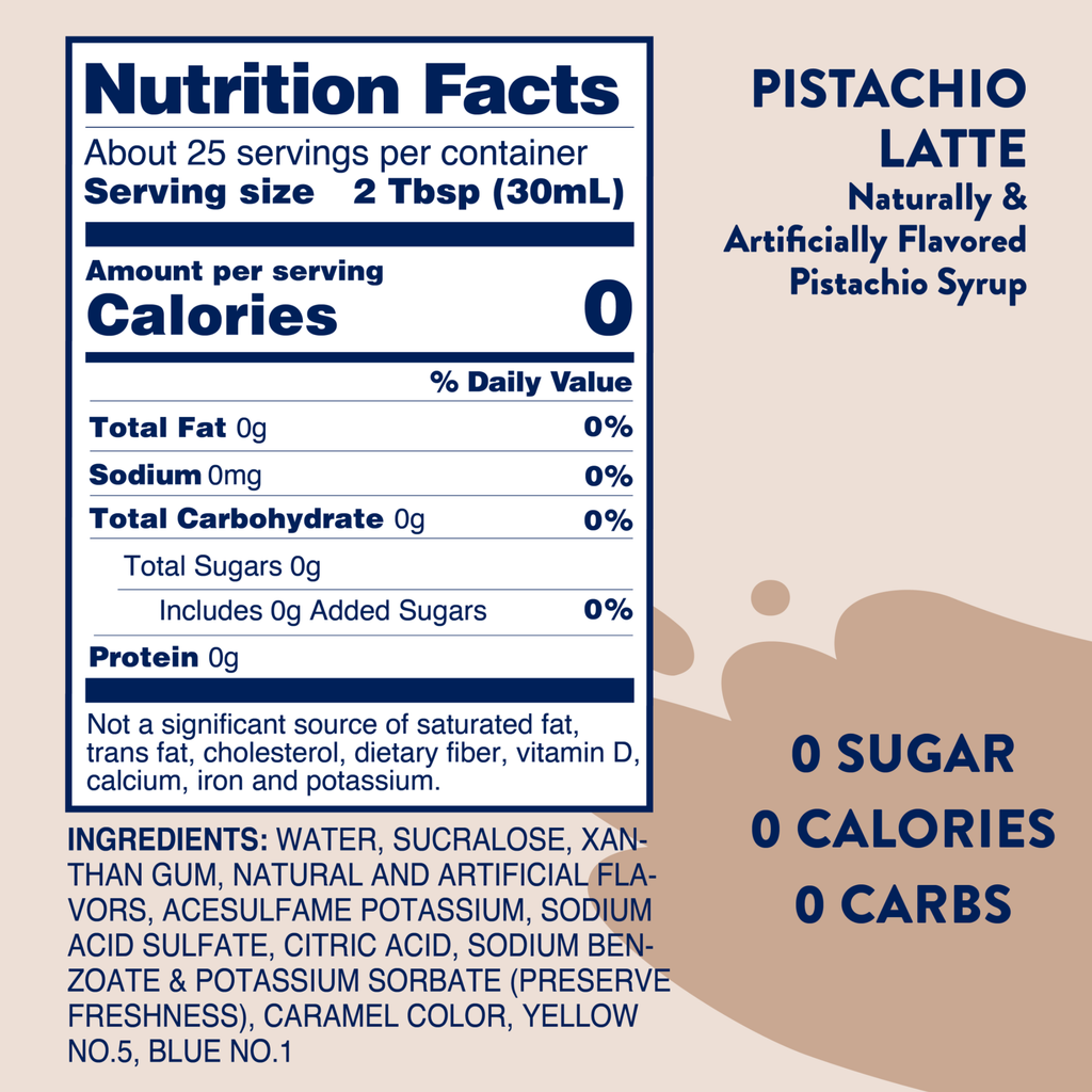 Sugar Free Pistachio Syrup