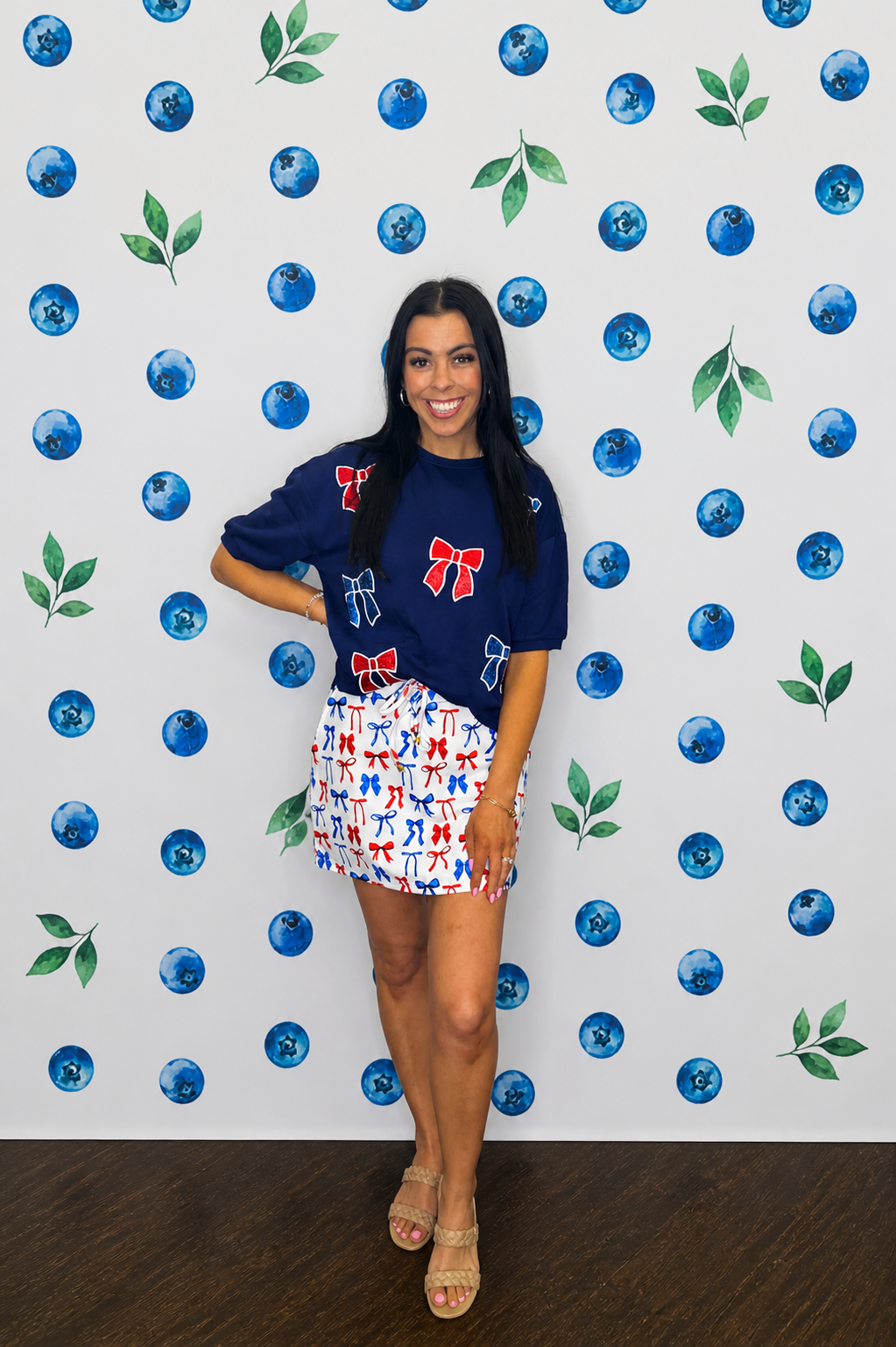 Red White and Bowtiful Luxe Top