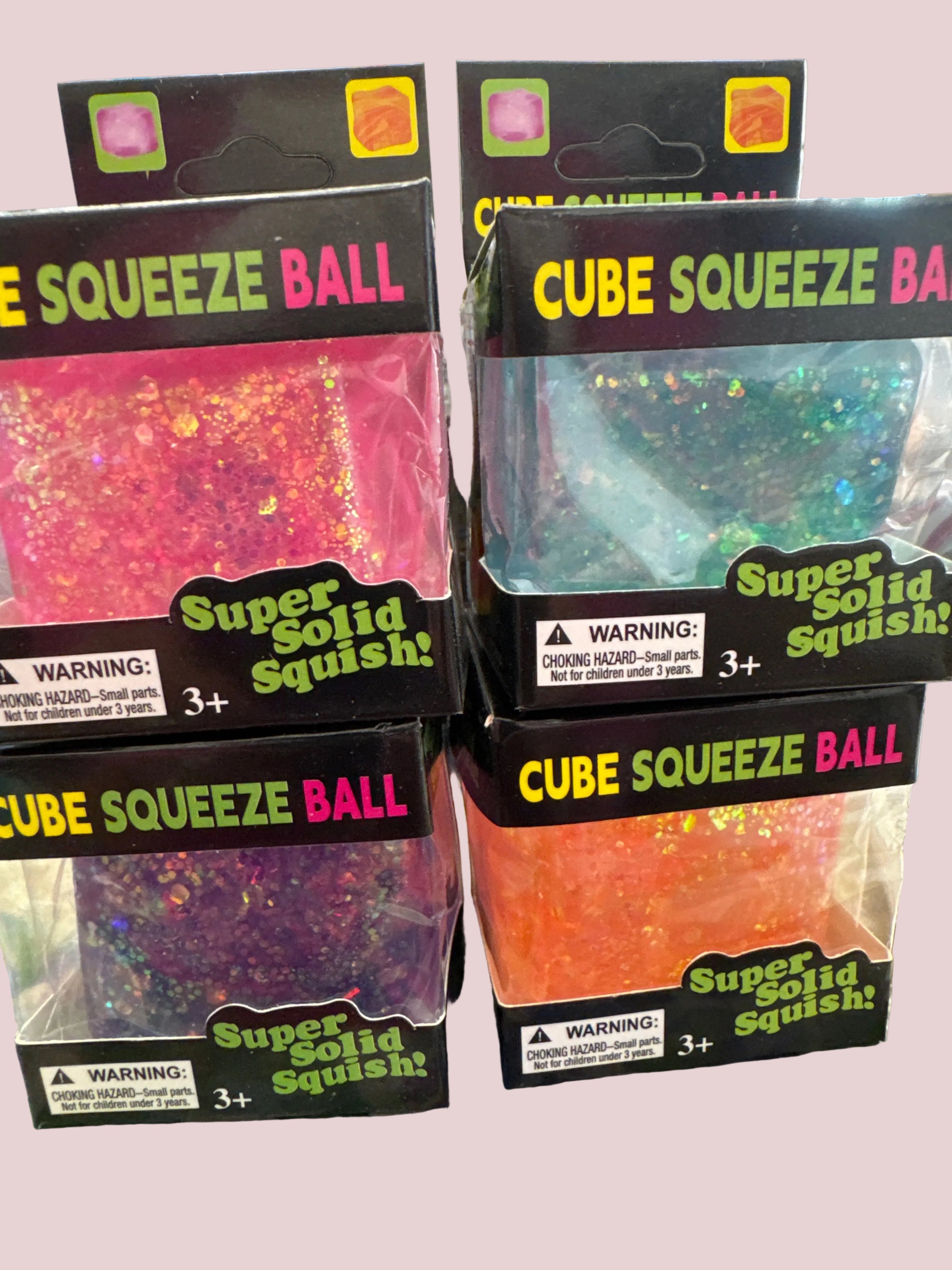 Glitter Cube Squish