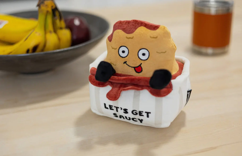 "Let's Get Saucy" Plush Chicken Nugget Punchkin