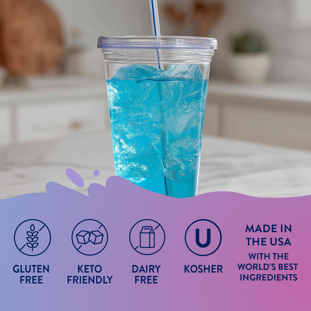 Sugar Free Mermaid Hydration Syrup with Electrolytes - 375 ml