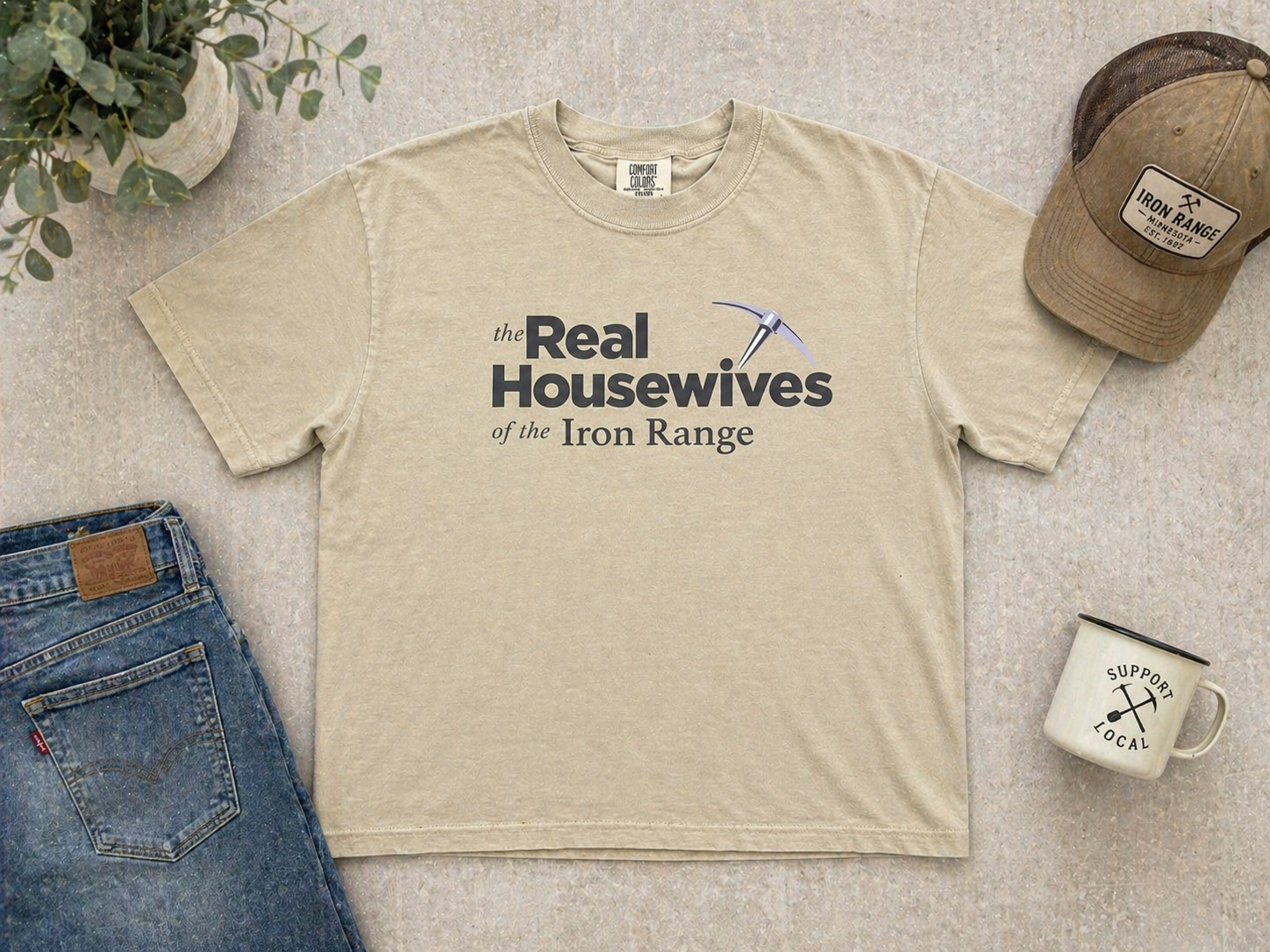 Real Housewives of the Iron Range Comfort Color Tee