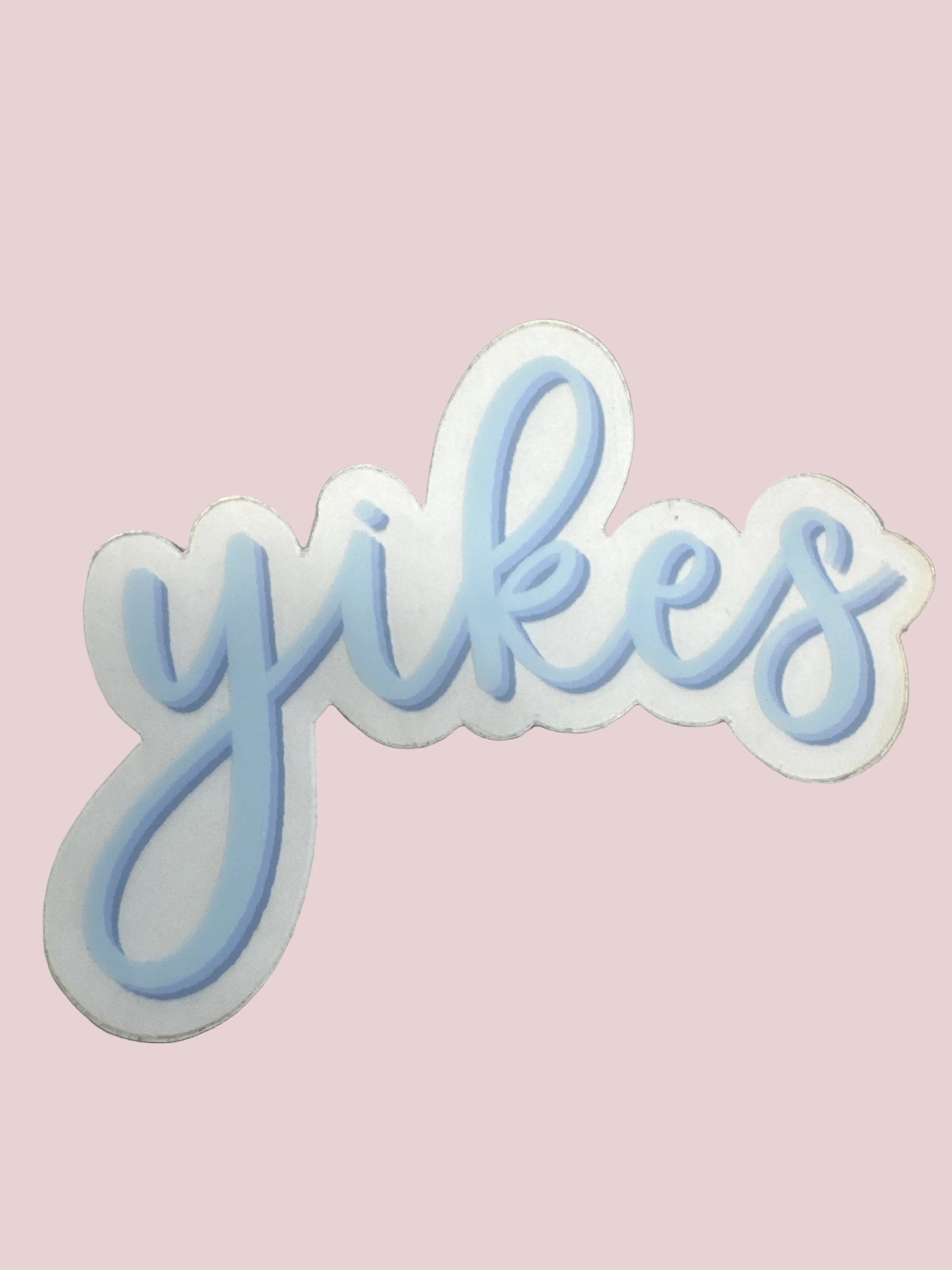 Yikes Vinyl Sticker