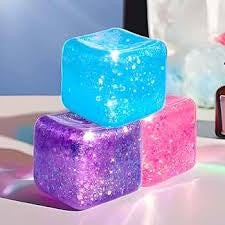 New Glitter Ice Cube Squish