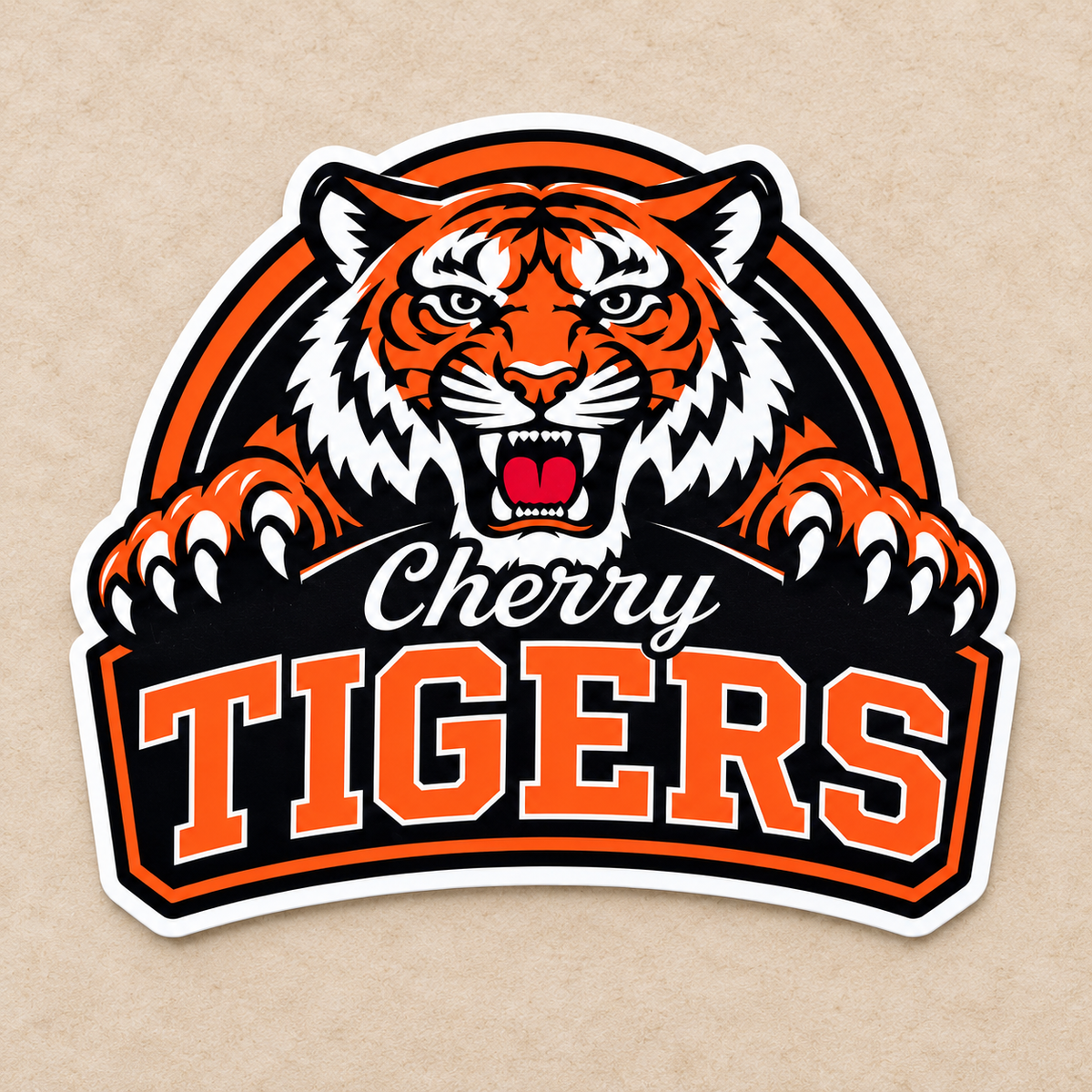 Cherry Tigers Magnet