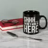 SSH There’s Wine in Here Black Stoneware Mug