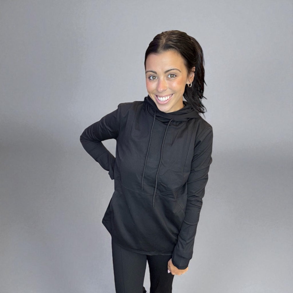 Boxy Active Essential Hoodie