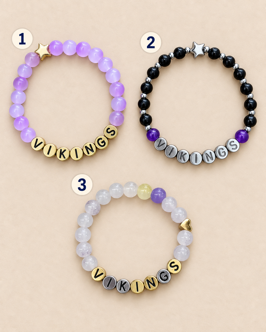 Vikings Glass Beaded Locally Made Bracelets