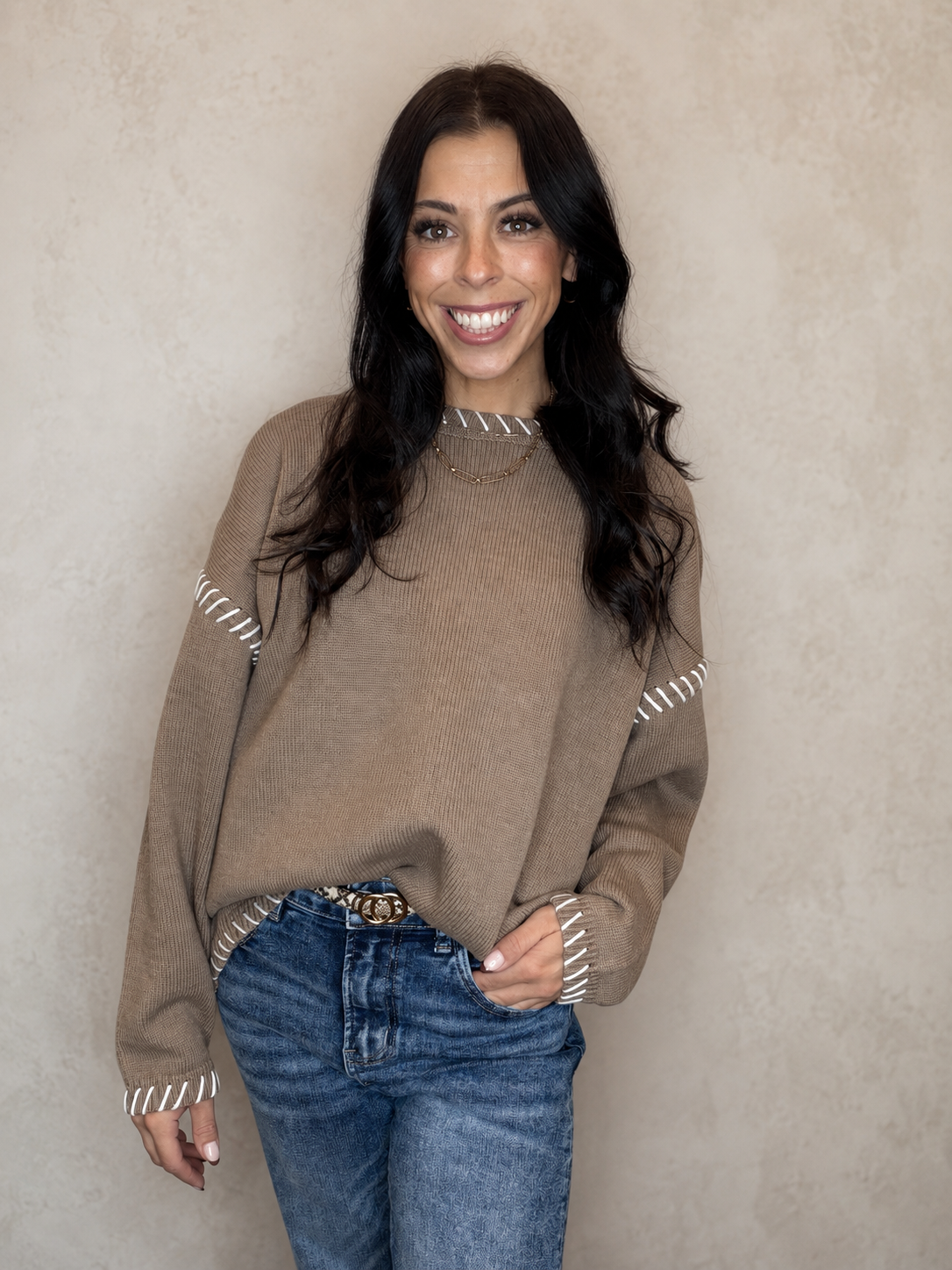 The Saddle Stitch Sweater