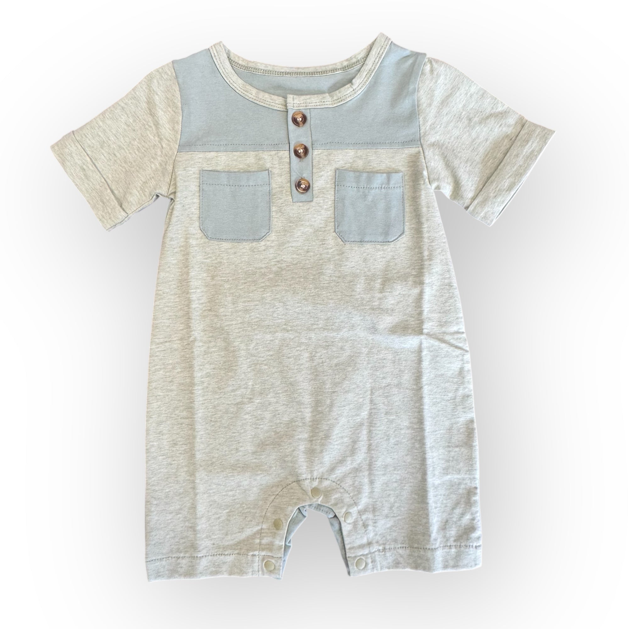 Heathered Mint T-Shirt Romper