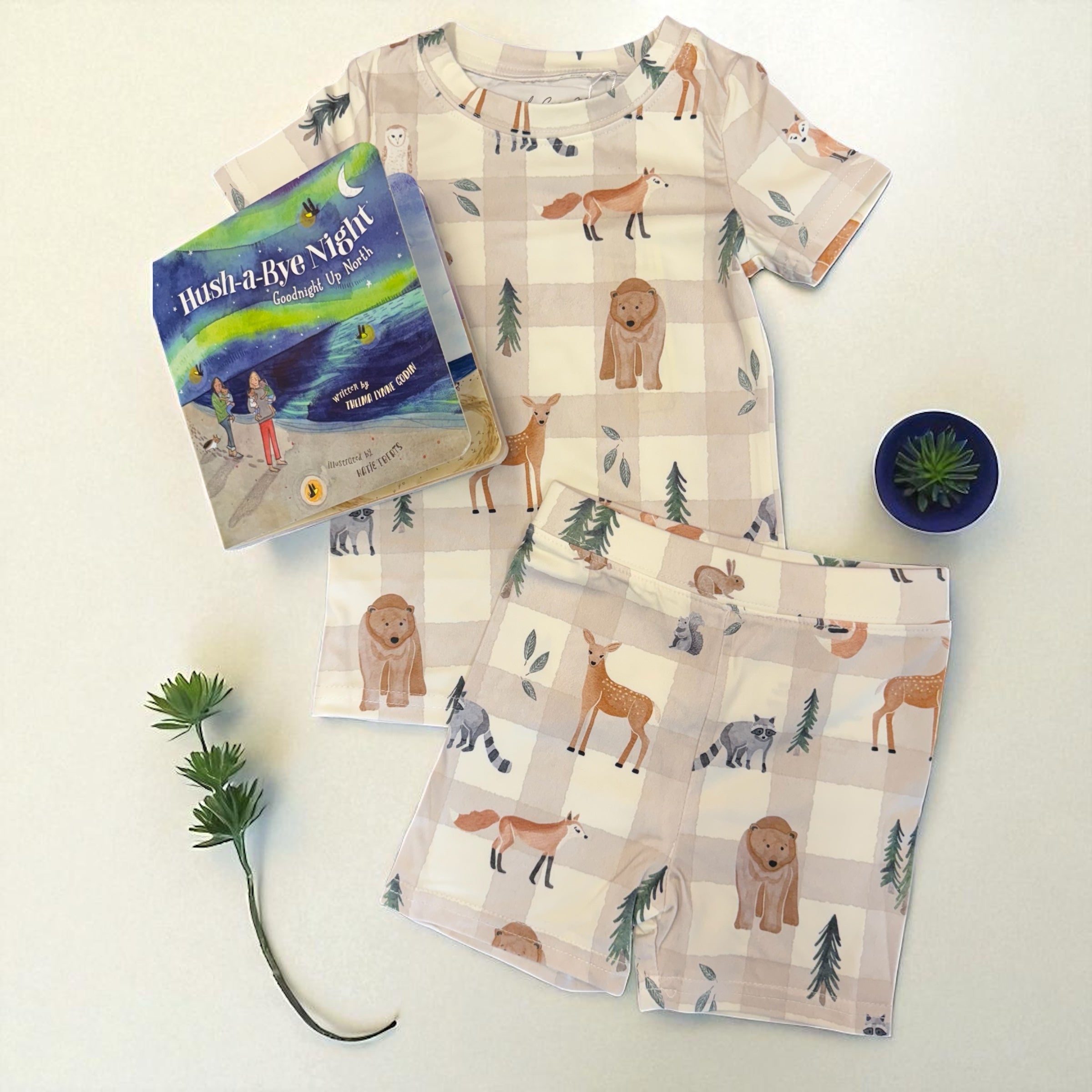 Northwoods 2pc Bamboo Shorty Jammie's