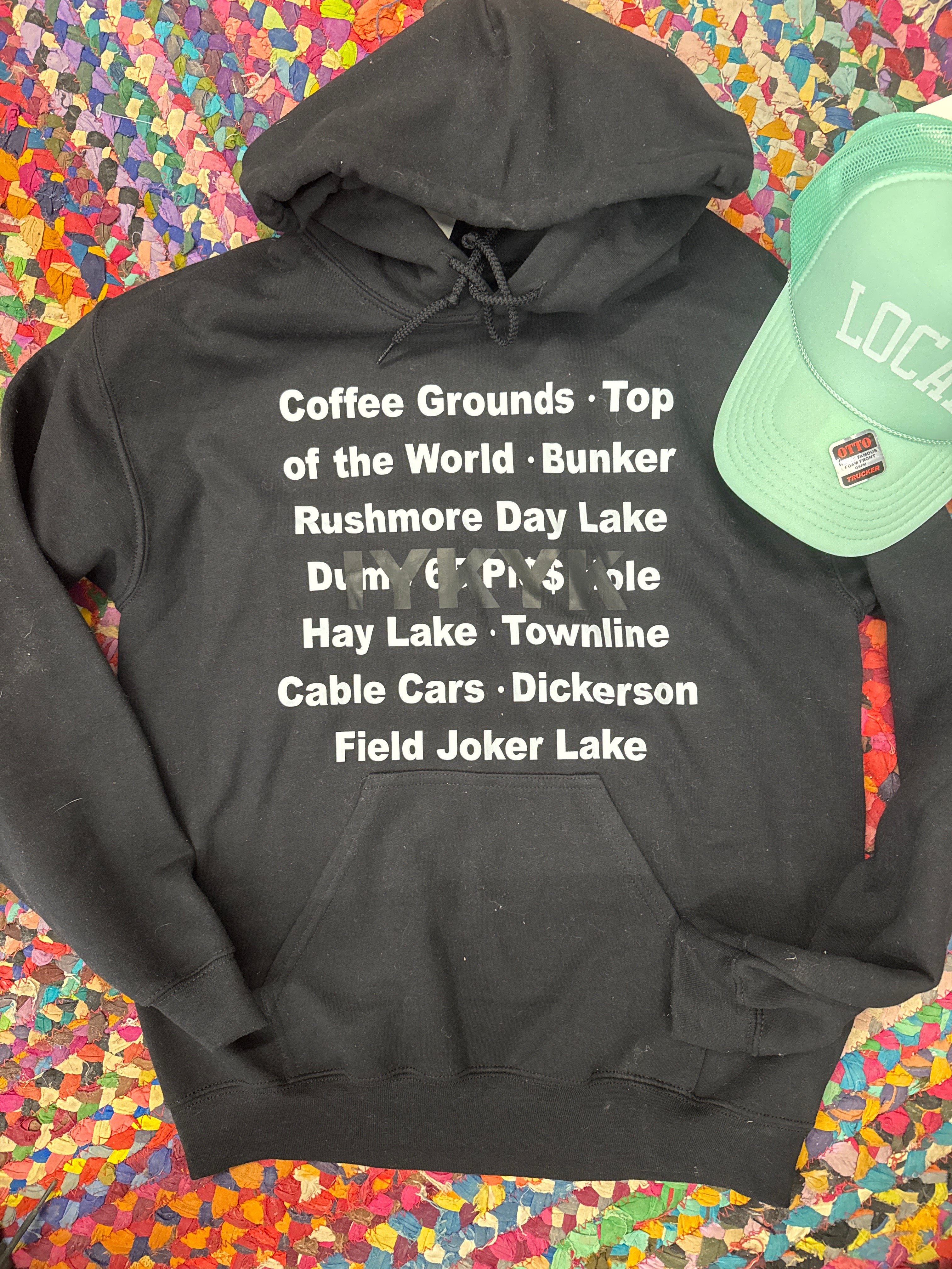 IYKYK Pit Party Inspired Black Hoody