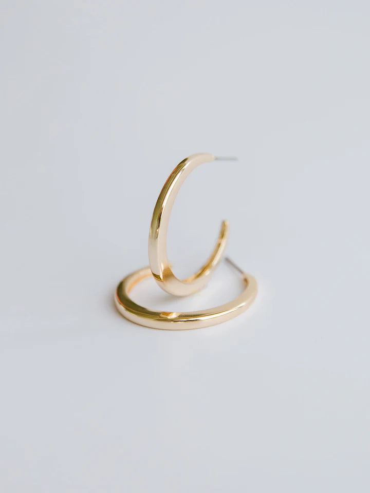 Ryle Gold Hoop Earrings