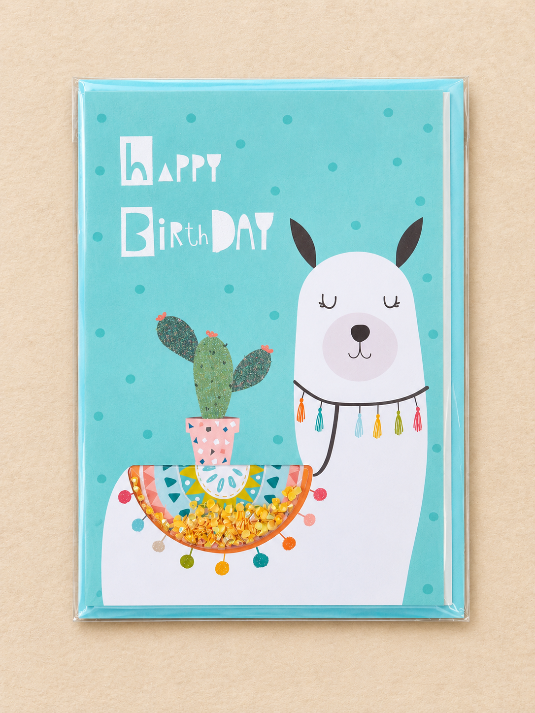 Happy Birthday Llamma Greeting Card