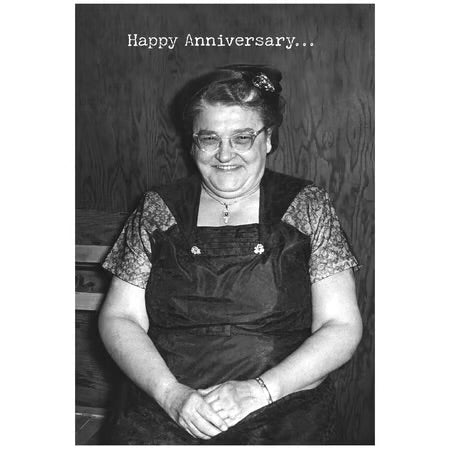 Happy Anniversary of Your 39th Bday Greeting Card