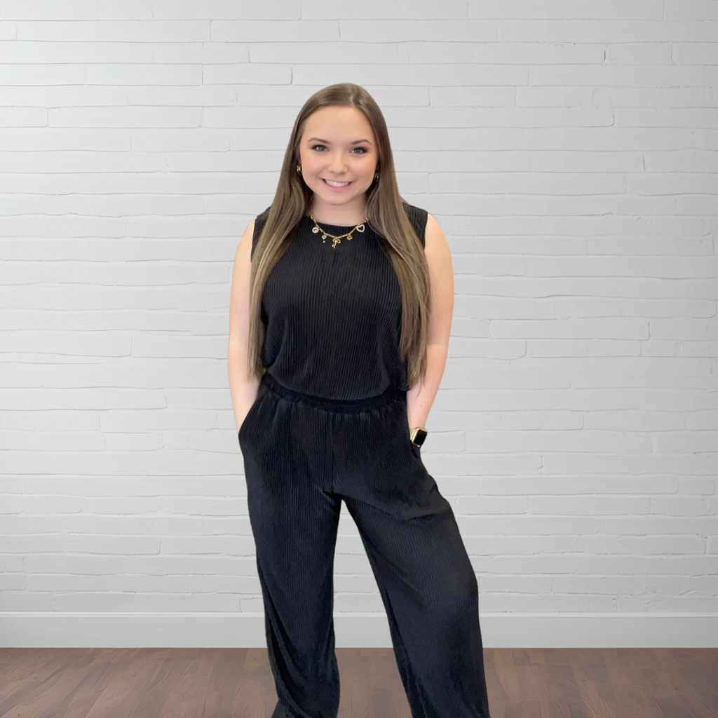 Hadley Pleated Pants Set