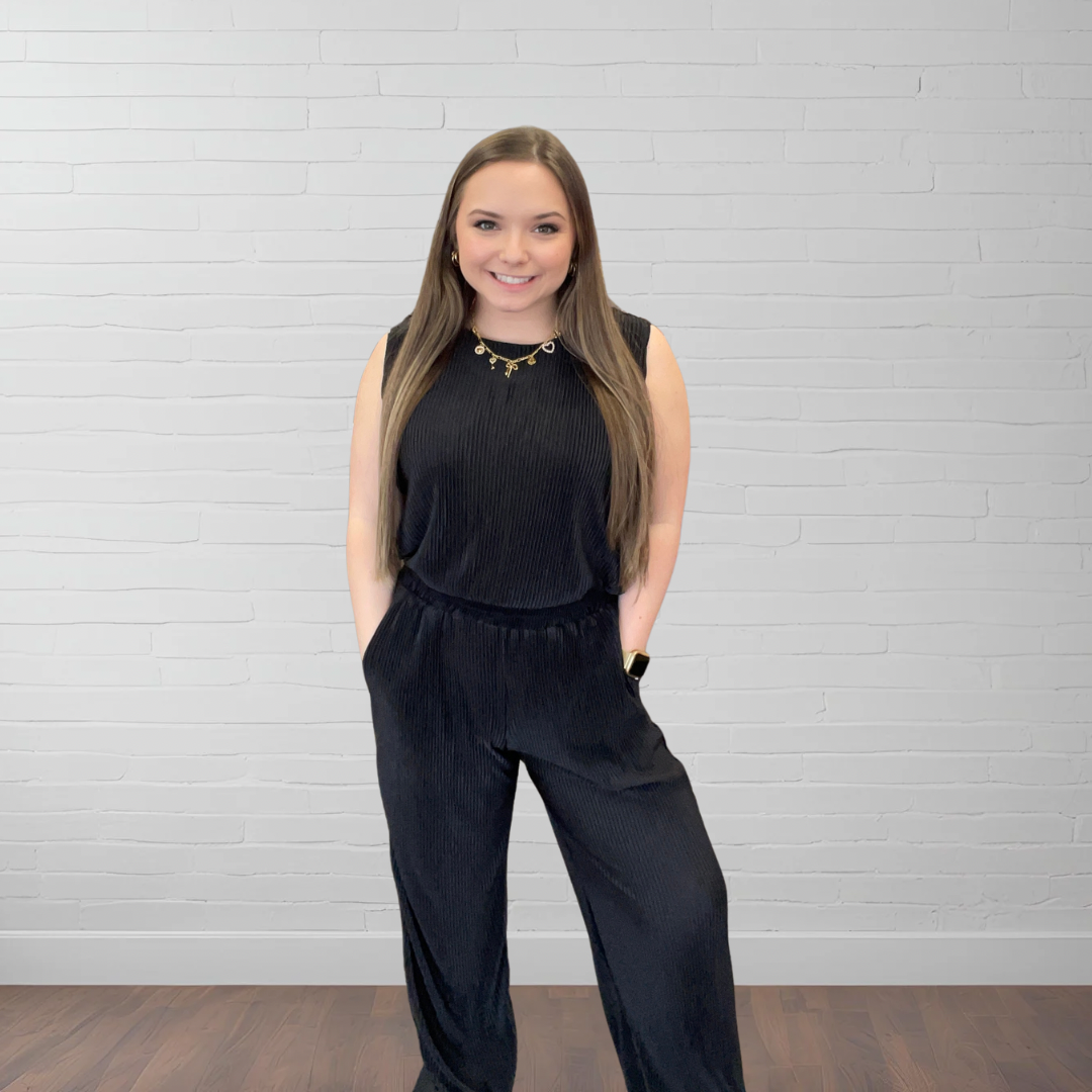 Hadley Pleated Pants Set