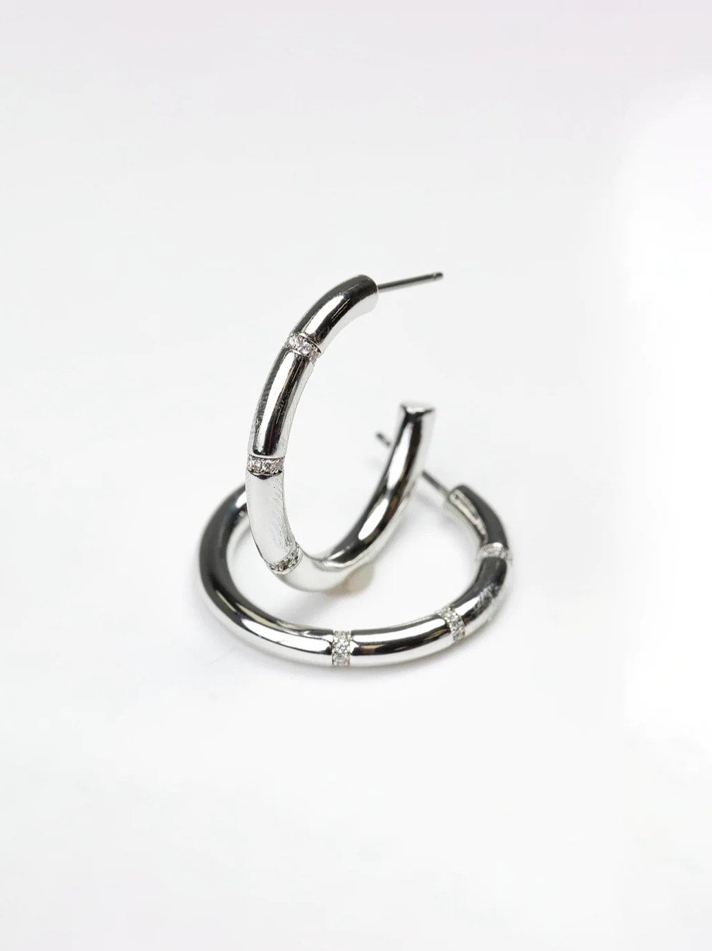 Miller Silver Hoop Earrings