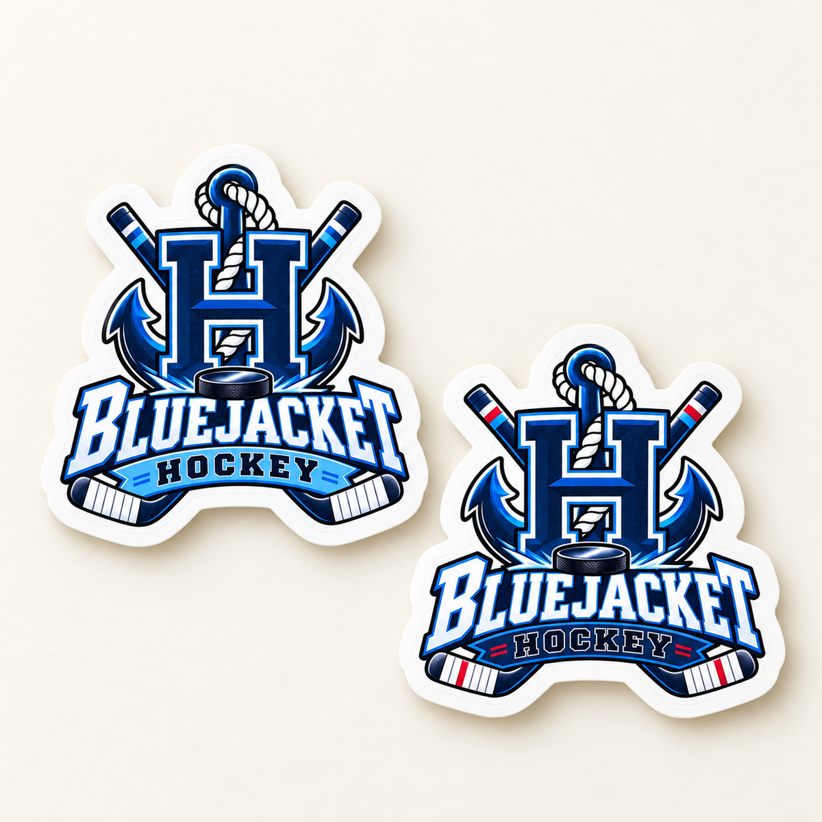 Bluejacket Hockey Sticker