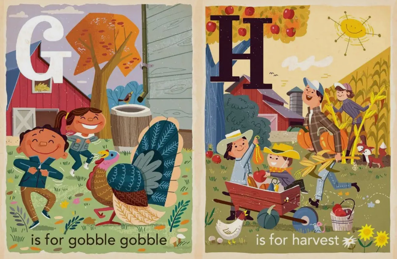 T Is For Thankful: Thanksgiving
Alphabet Board Book