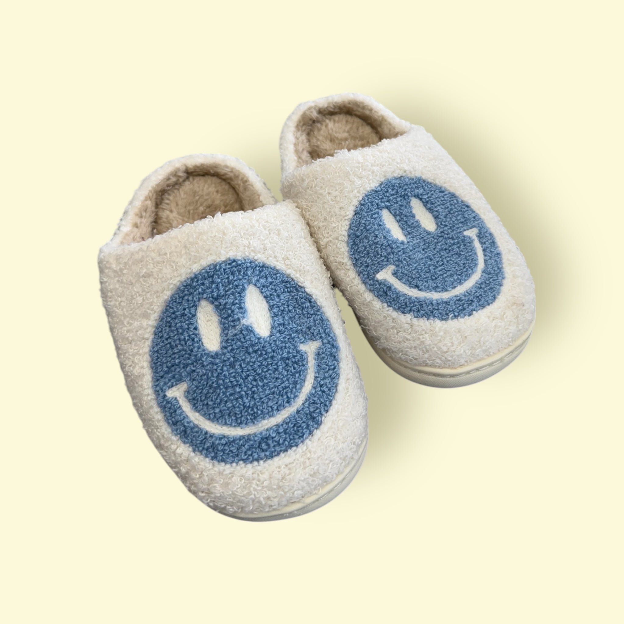 Plush Kids Smiley Slippers